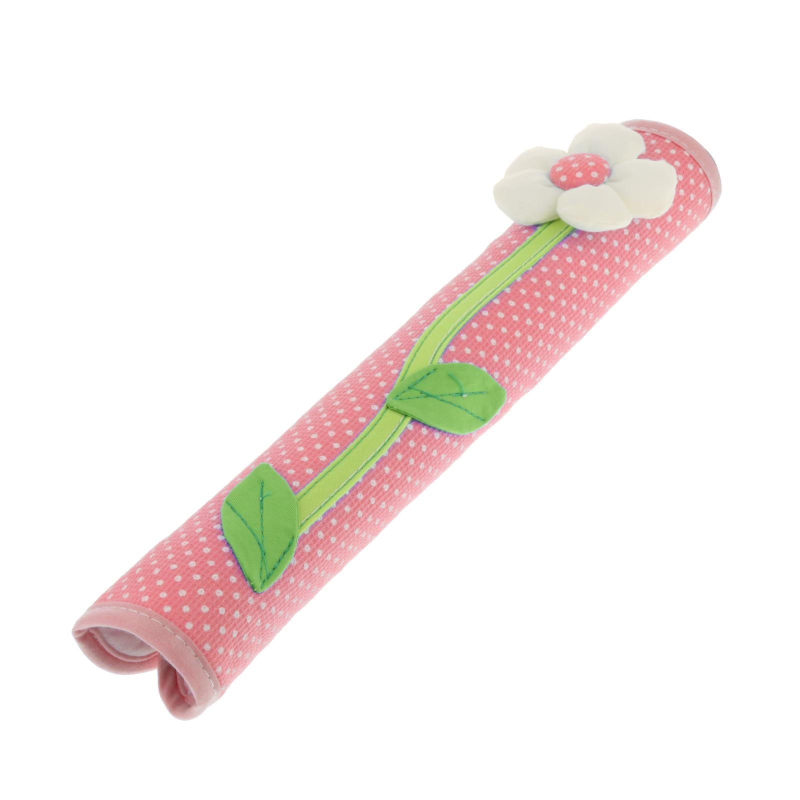 2x Cotton Home Fridge Refrigerator Handle Cover Fingerprint Protector Pink