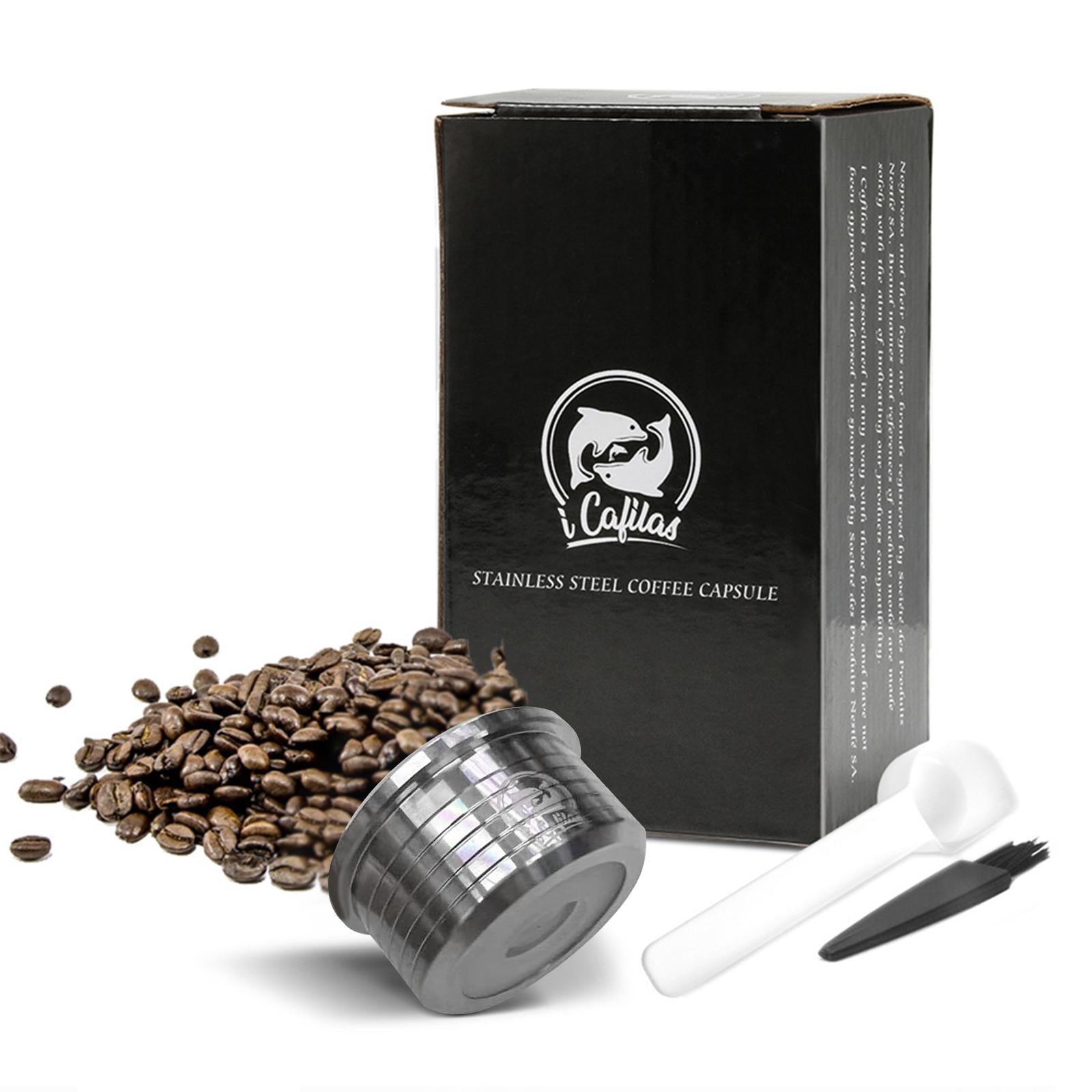 Stainless Steel Coffee Capsule Filter Pod for Delta Q NDIQ7323 MILKQOOL