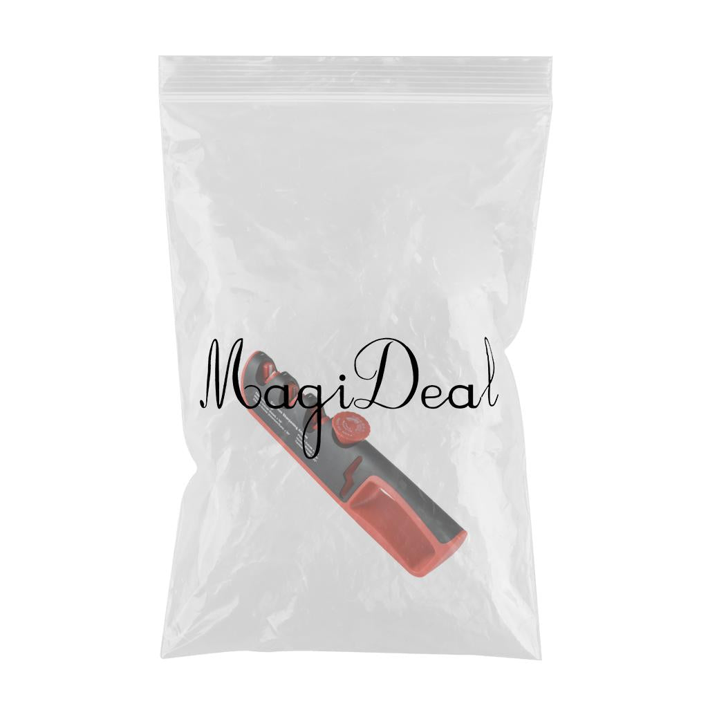 Kitchen Knife Sharpener Adjustable Scissor Knife Sharpening Tool Black Red