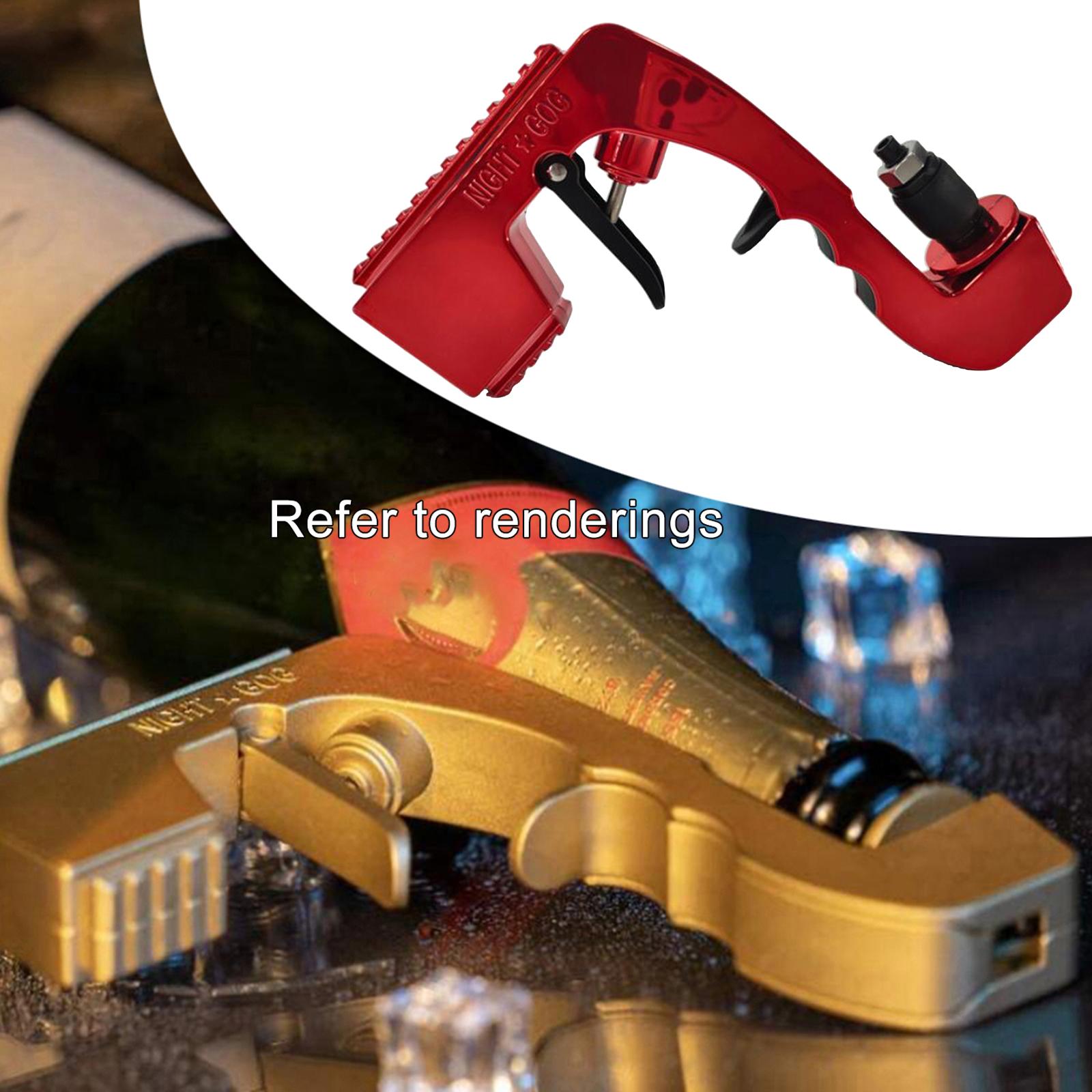 Durable Champagne Sprayer Gun Dispenser Beer Ejector Celebration Red