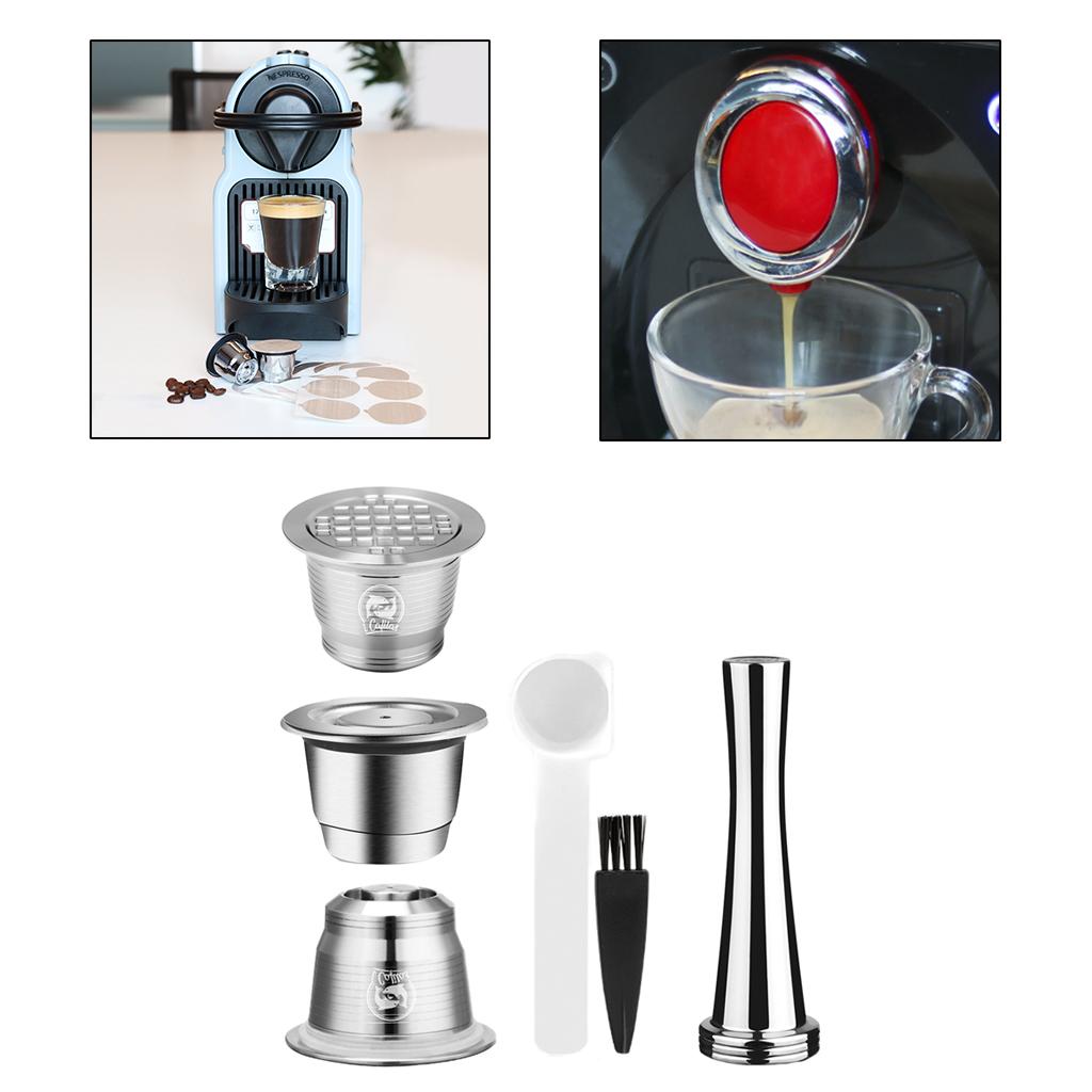 Capsule Coffee Pod Filters Mesh Filter Reusable Kitchen Cafe Accessories D