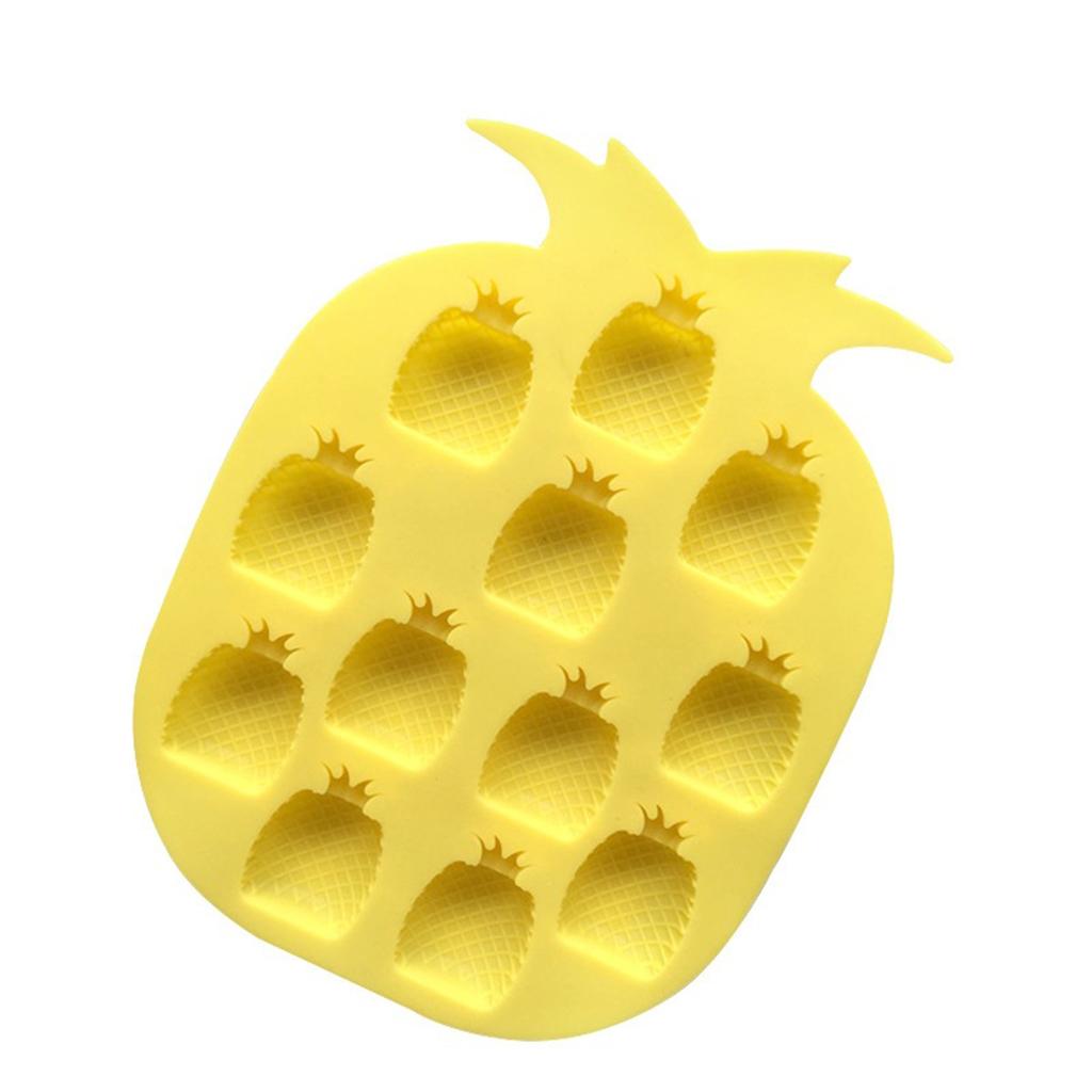 Pineapple Shape Silicone Ice Cube Tray Mould Maker DIY Candy Soap Pudding