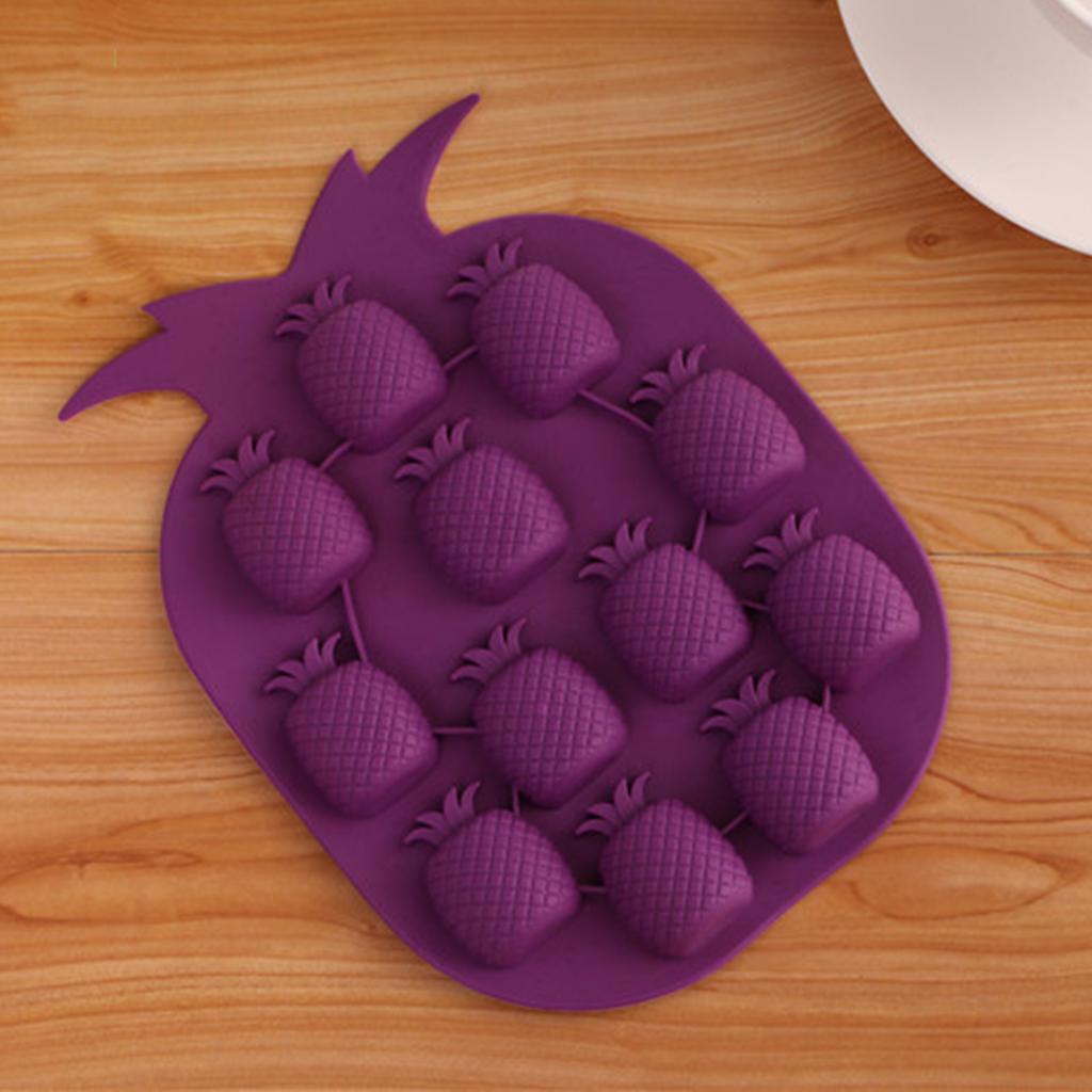 Pineapple Shape Silicone Ice Cube Tray Mould Maker DIY Candy Soap Pudding