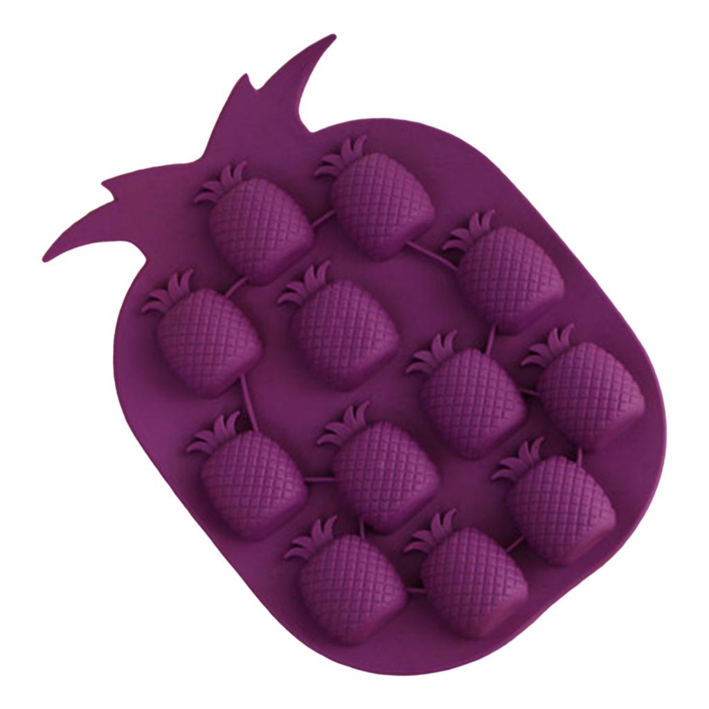 Pineapple Shape Silicone Ice Cube Tray Mould Maker DIY Candy Soap Pudding
