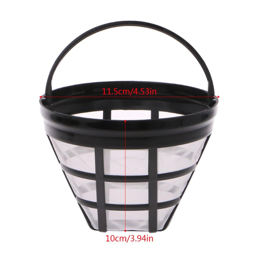 Reusable Coffee Filter Basket Style Coffee Machine Strainer Mesh Filter