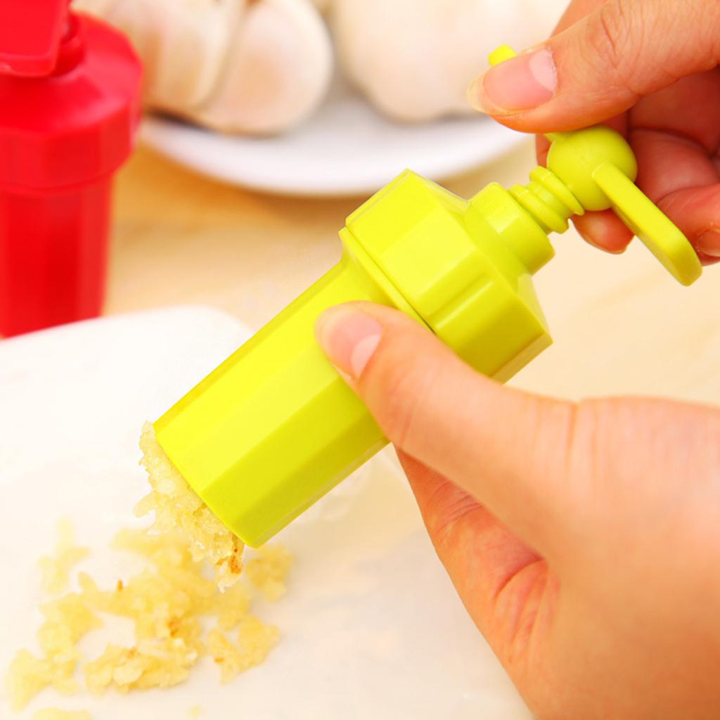 Garlic Mincer for Seeds Masher Rotary Easy Squeeze Handle Home Cooking Tools
