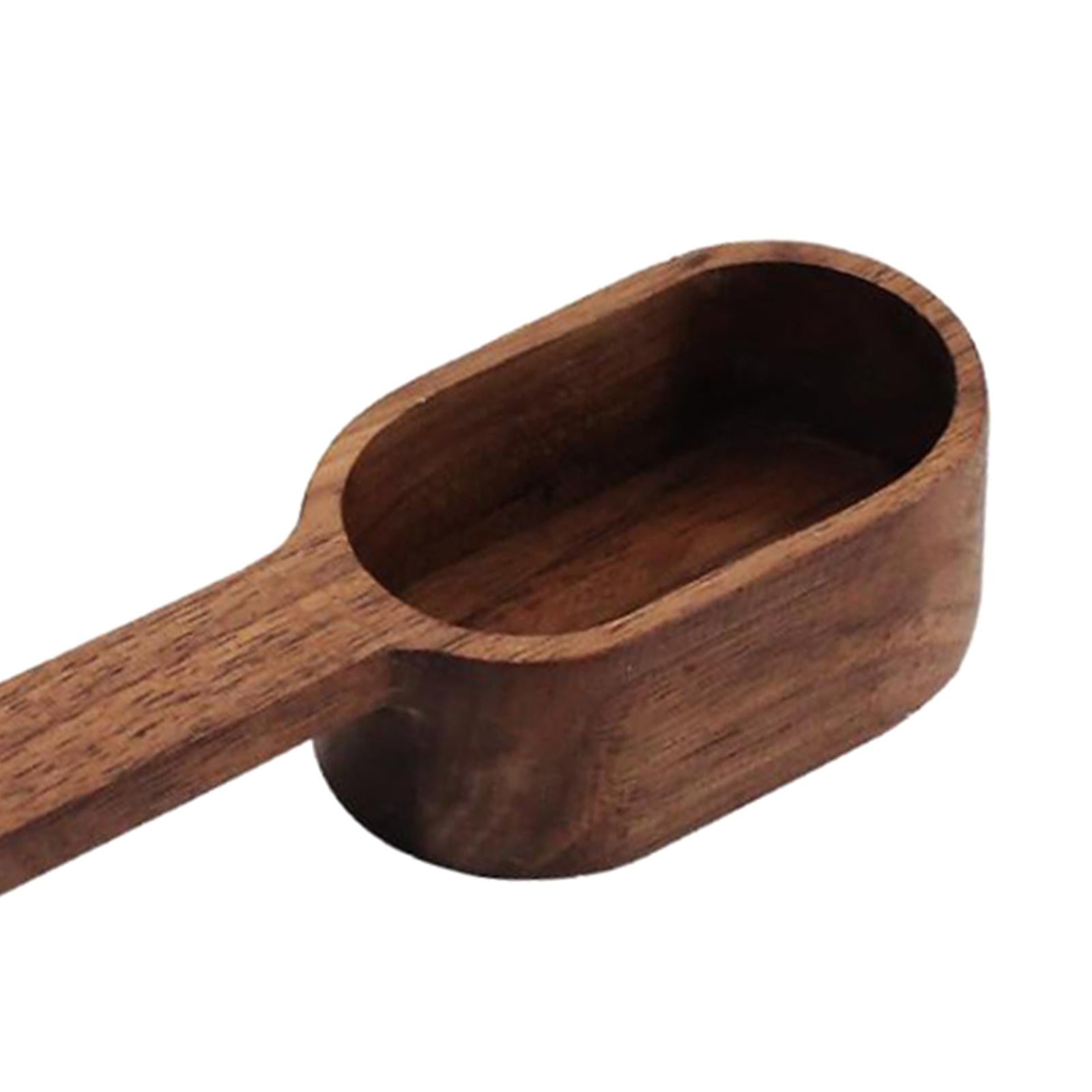 Classic Wood Coffee Measuring Scoop Spoon Tablespoon Baking Utensil Kitchen A