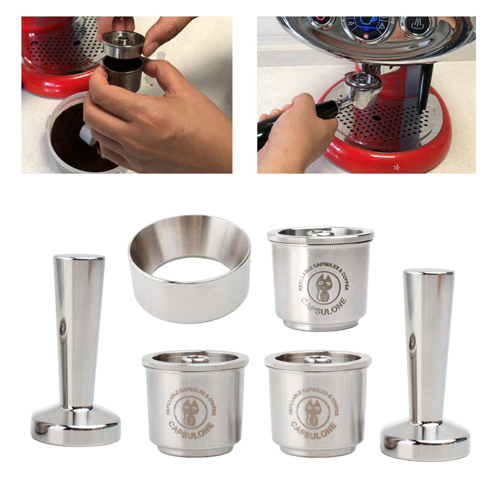 Coffee Capsule Coffee Pod Tamper Espresso Dosing Funnel 1x coffee pod A