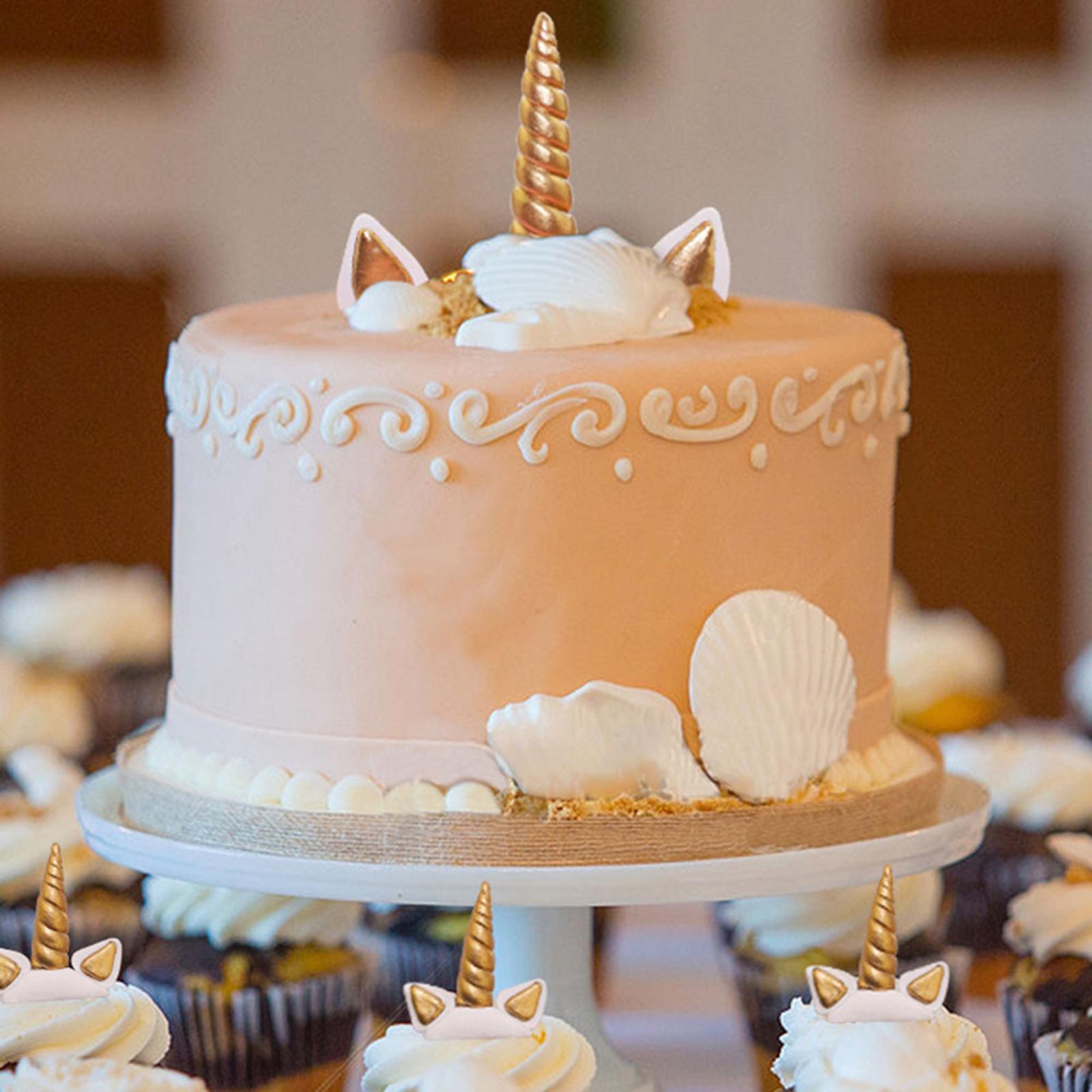 Unicorn Cake Topper Party Cupcake Decoration Supplies S Golden