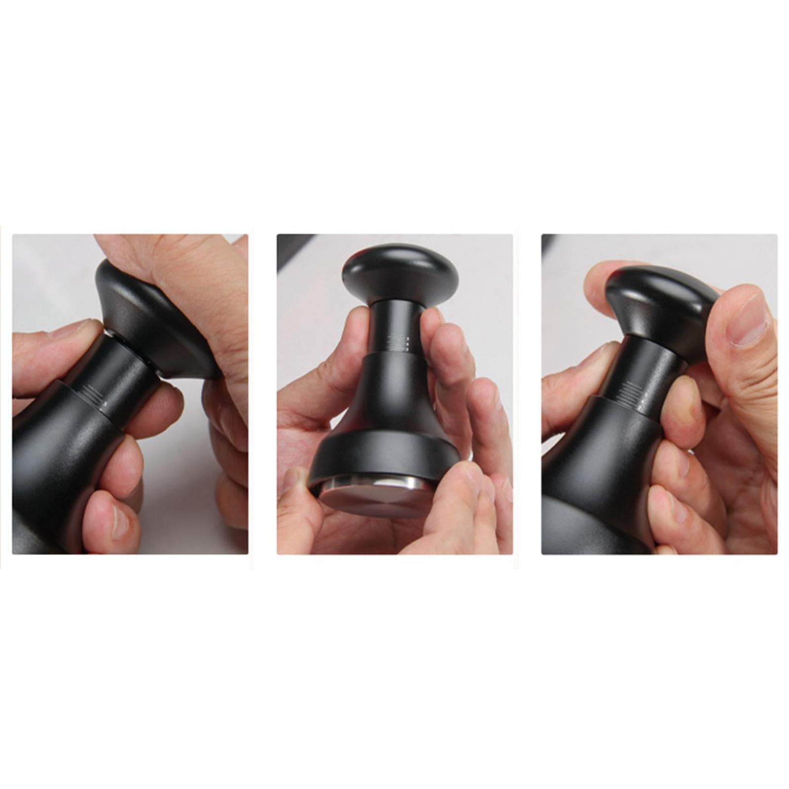 Coffee Tamper 58mm Espresso Coffee Beans Presser for Coffee Machine Black