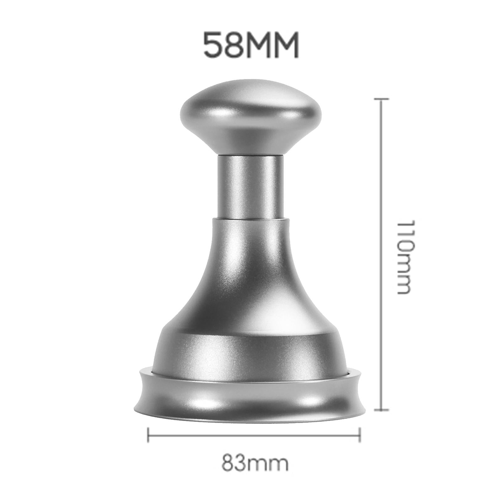 Coffee Tamper 58mm Espresso Coffee Beans Presser for Coffee Machine Gray