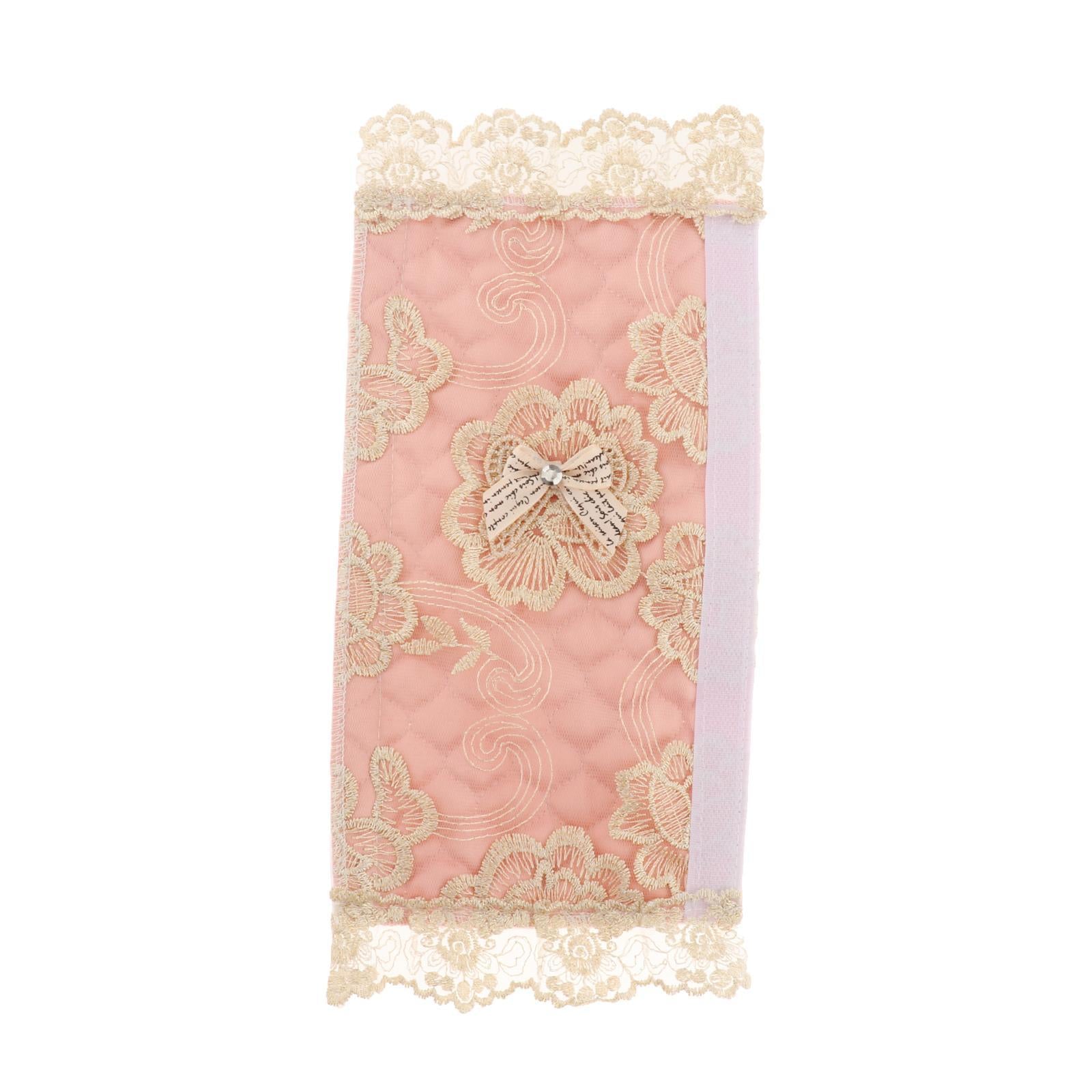 Refrigerator Door Handle Lace Covers Kitchen Appliance Handle Cover Pink