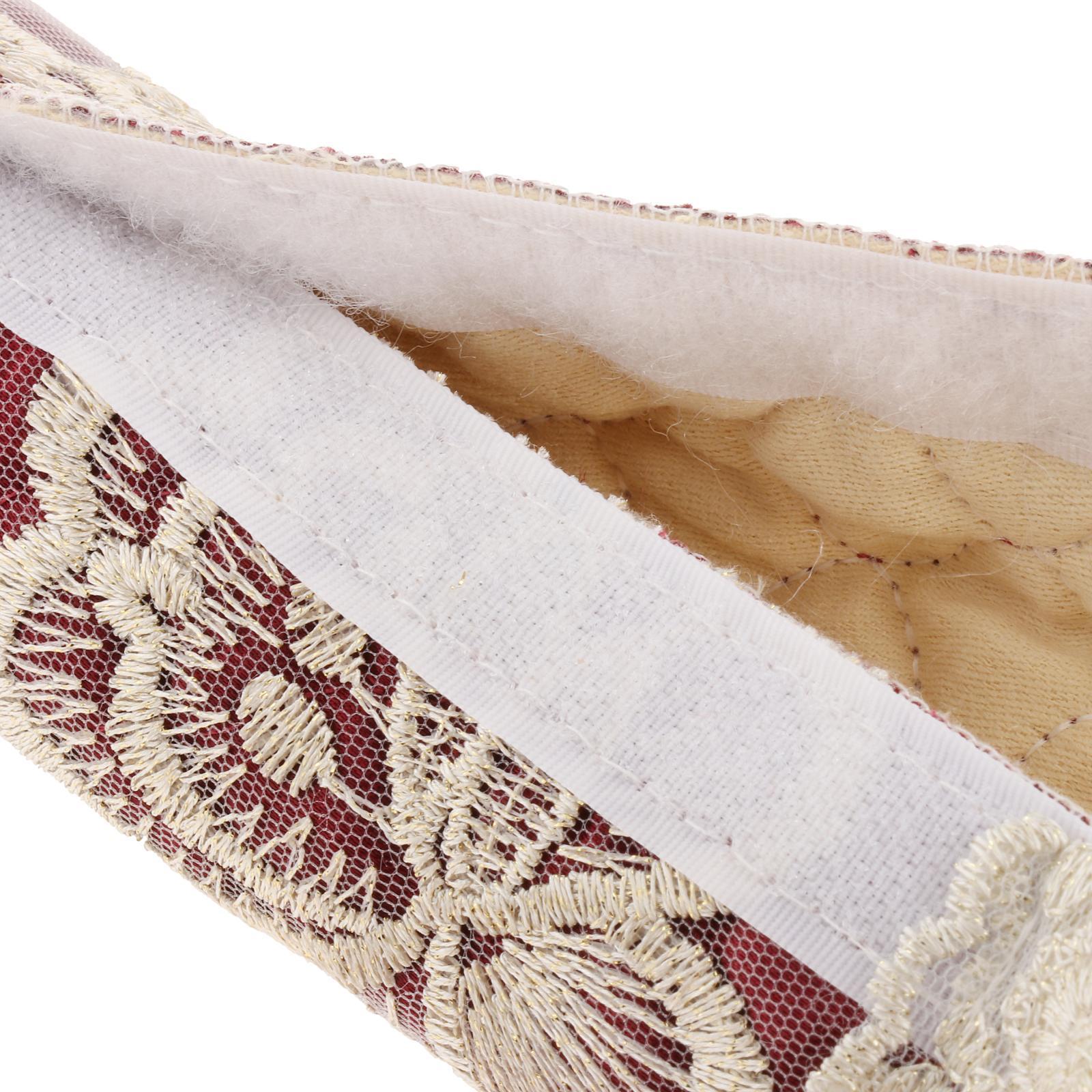 Refrigerator Door Handle Lace Covers Kitchen Appliance Handle Cover Wine Red