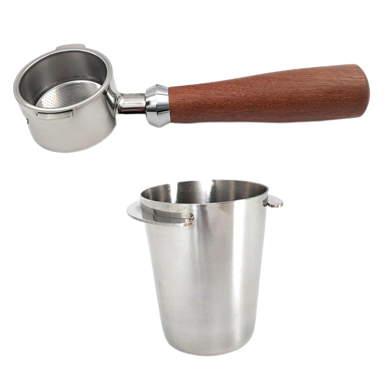 Coffee Portafilter with Dosing Cup for 51/54mm Espresso Machine 51mm +2 ears