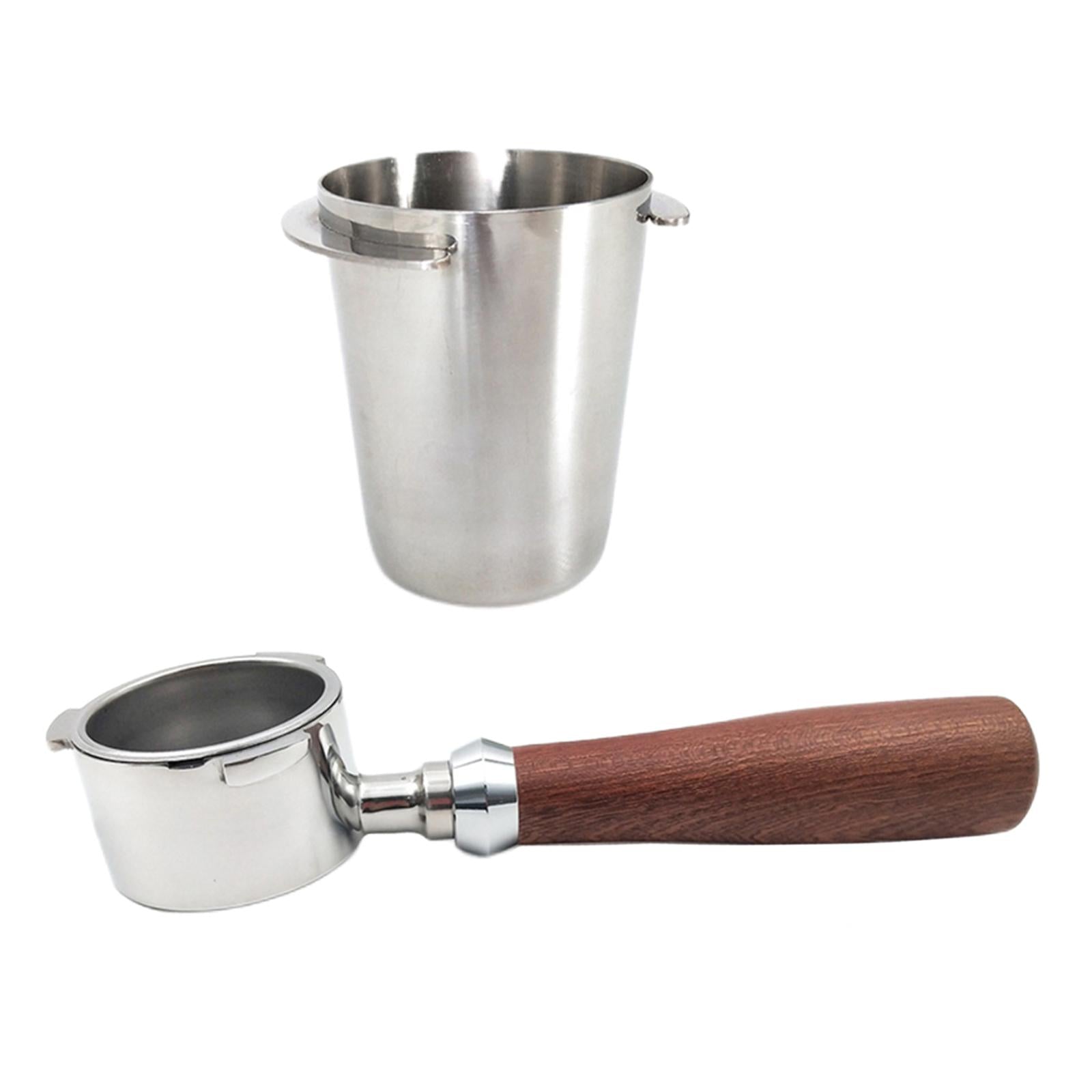 Coffee Portafilter with Dosing Cup for 51/54mm Espresso Machine 51mm +3 ears