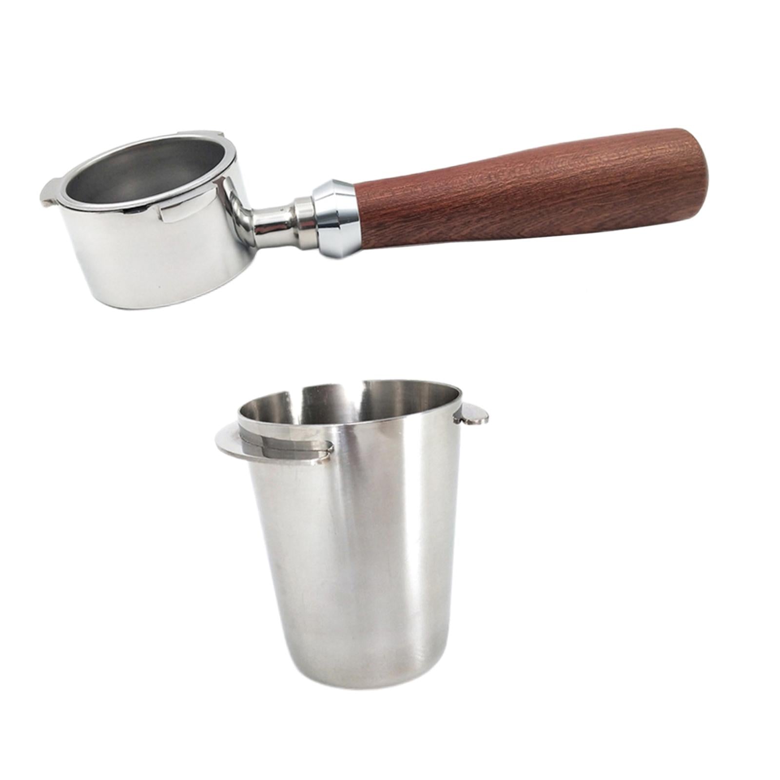 Coffee Portafilter with Dosing Cup for 51/54mm Espresso Machine 51mm +3 ears