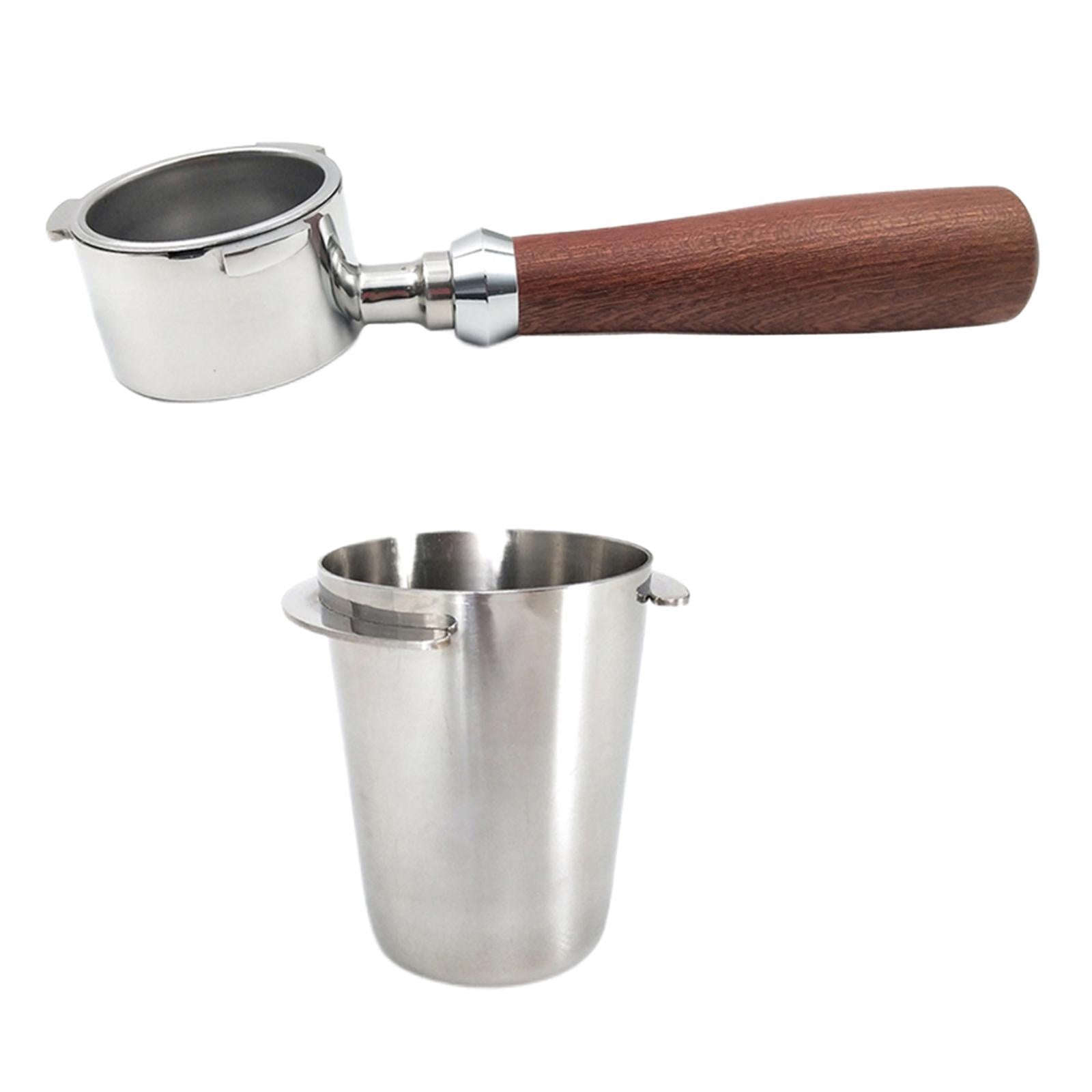 Coffee Portafilter with Dosing Cup for 51/54mm Espresso Machine 51mm +3 ears