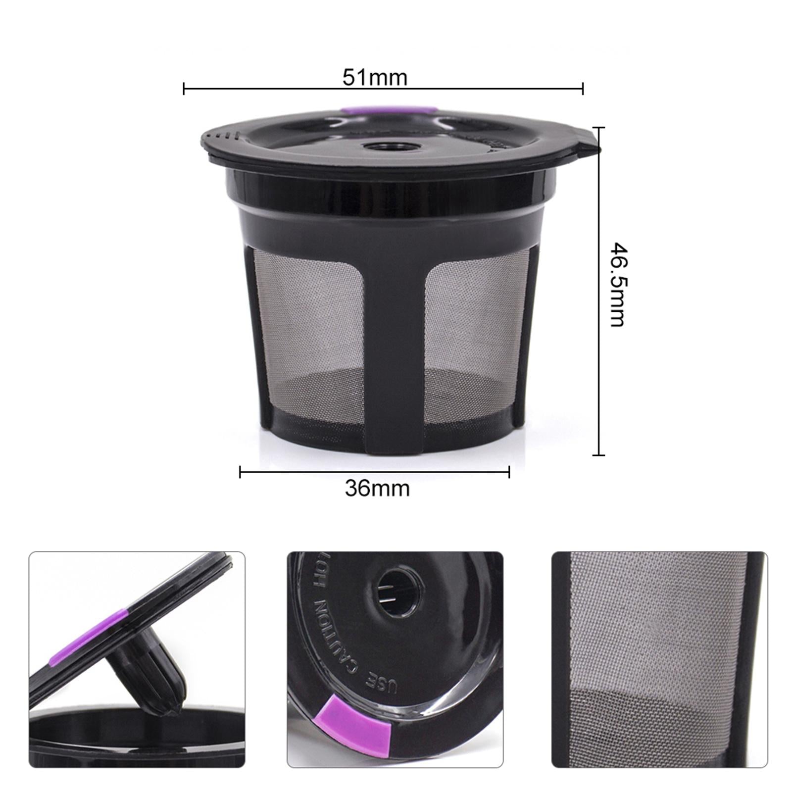 Reusable Refillable K Cup Coffee Pod Filters for Keurig 1.0 2.0 Series 6pcs