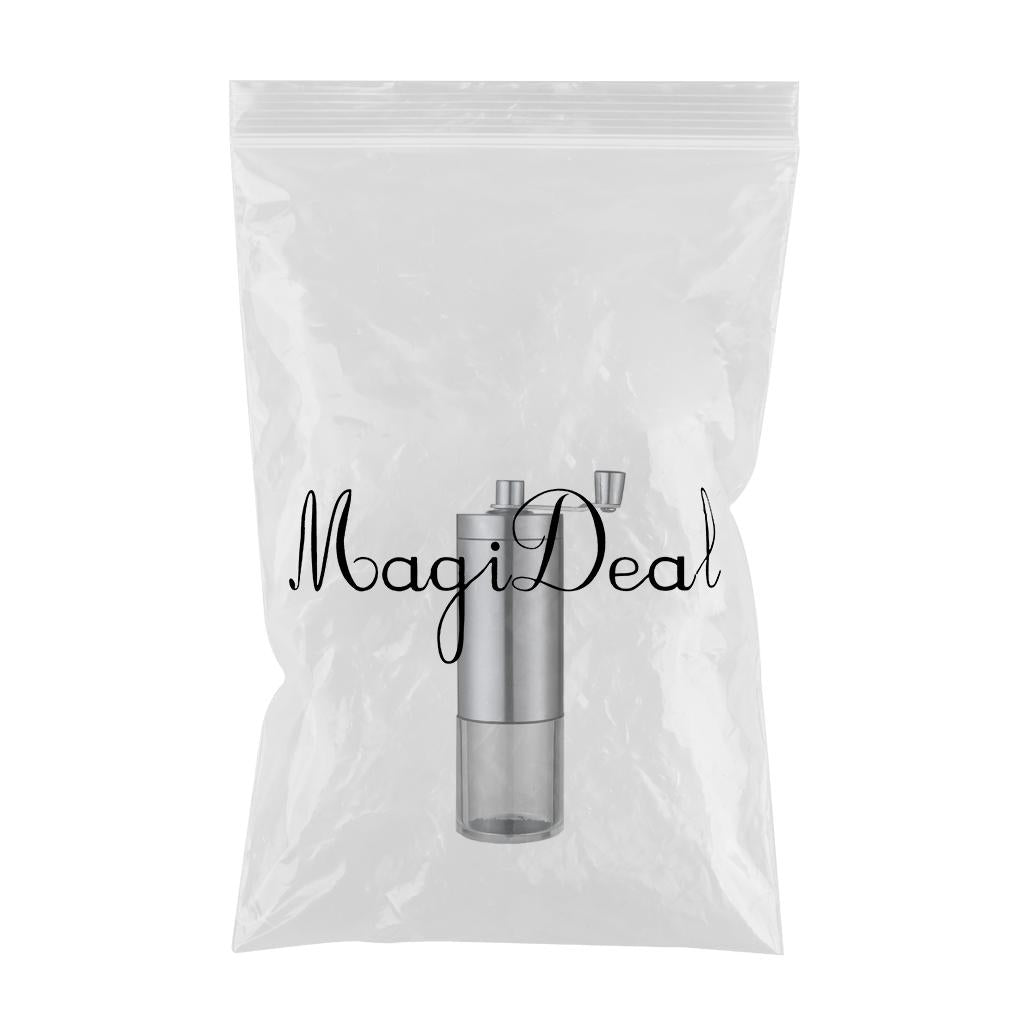 Manual Coffee Grinder for Espresso Press Home Office Travel Camping Silver