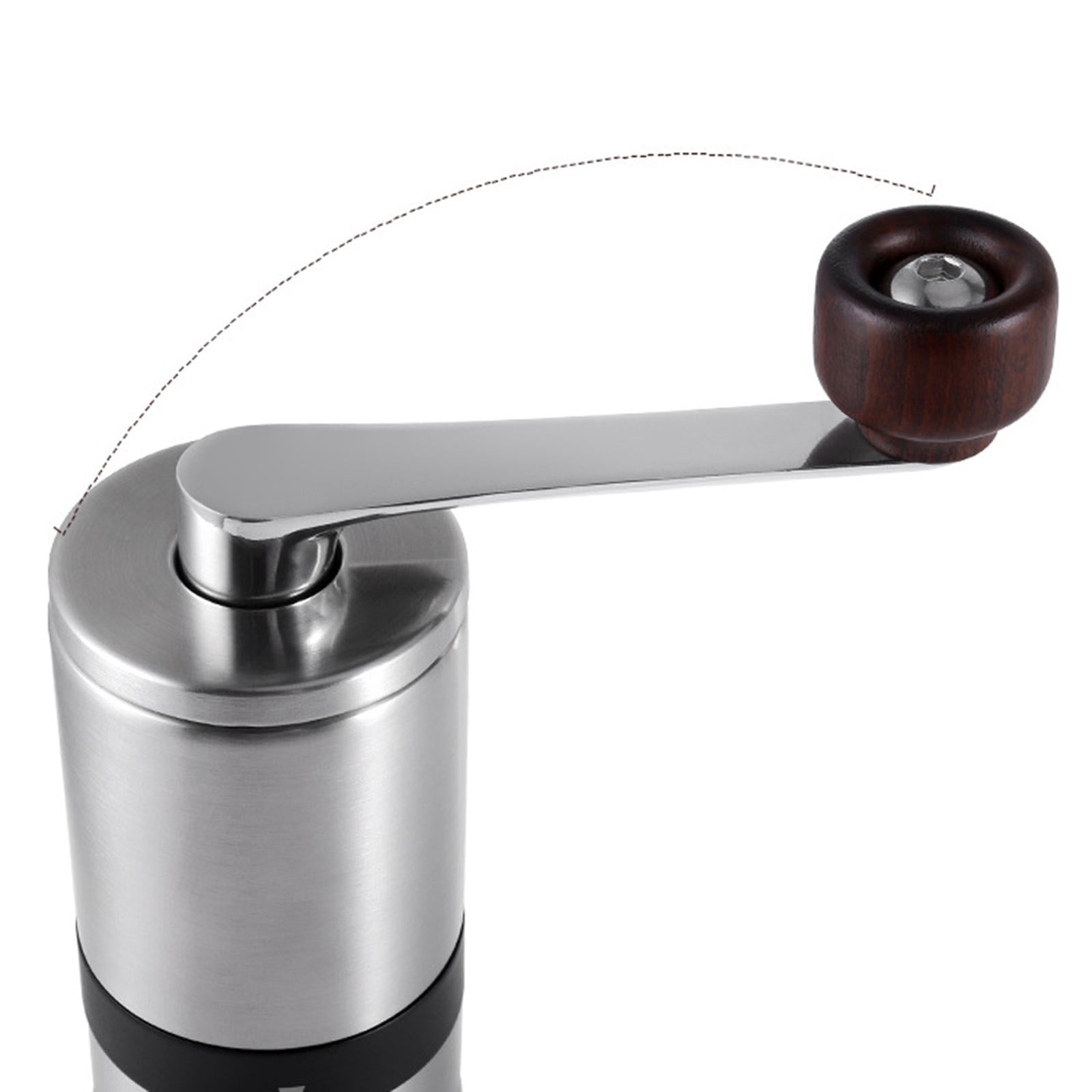 1Pc Portable Hand Manual Stainless Steel Coffee Grinder Detachable Machine