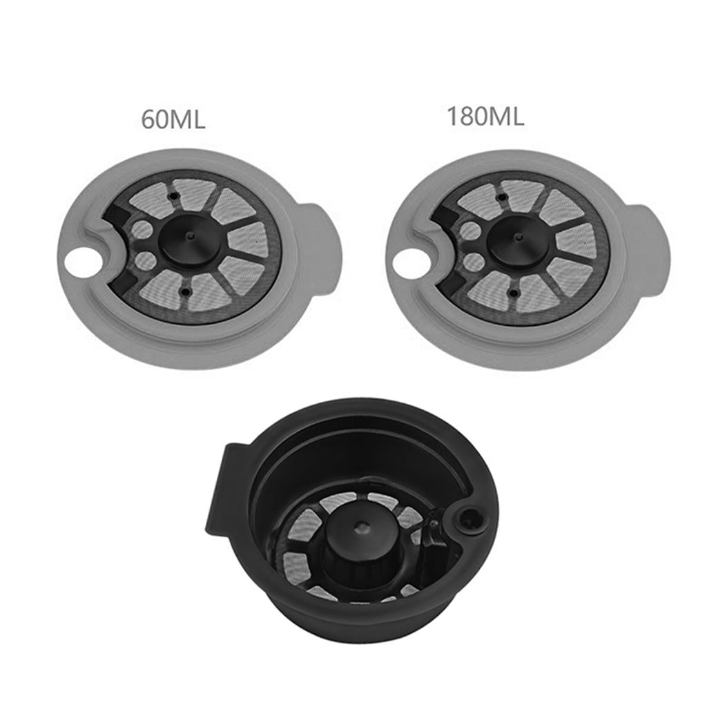 Reusable Coffee Capsule Pod Slicone Lid Fits Bosch for Tassimo Machine 180ml