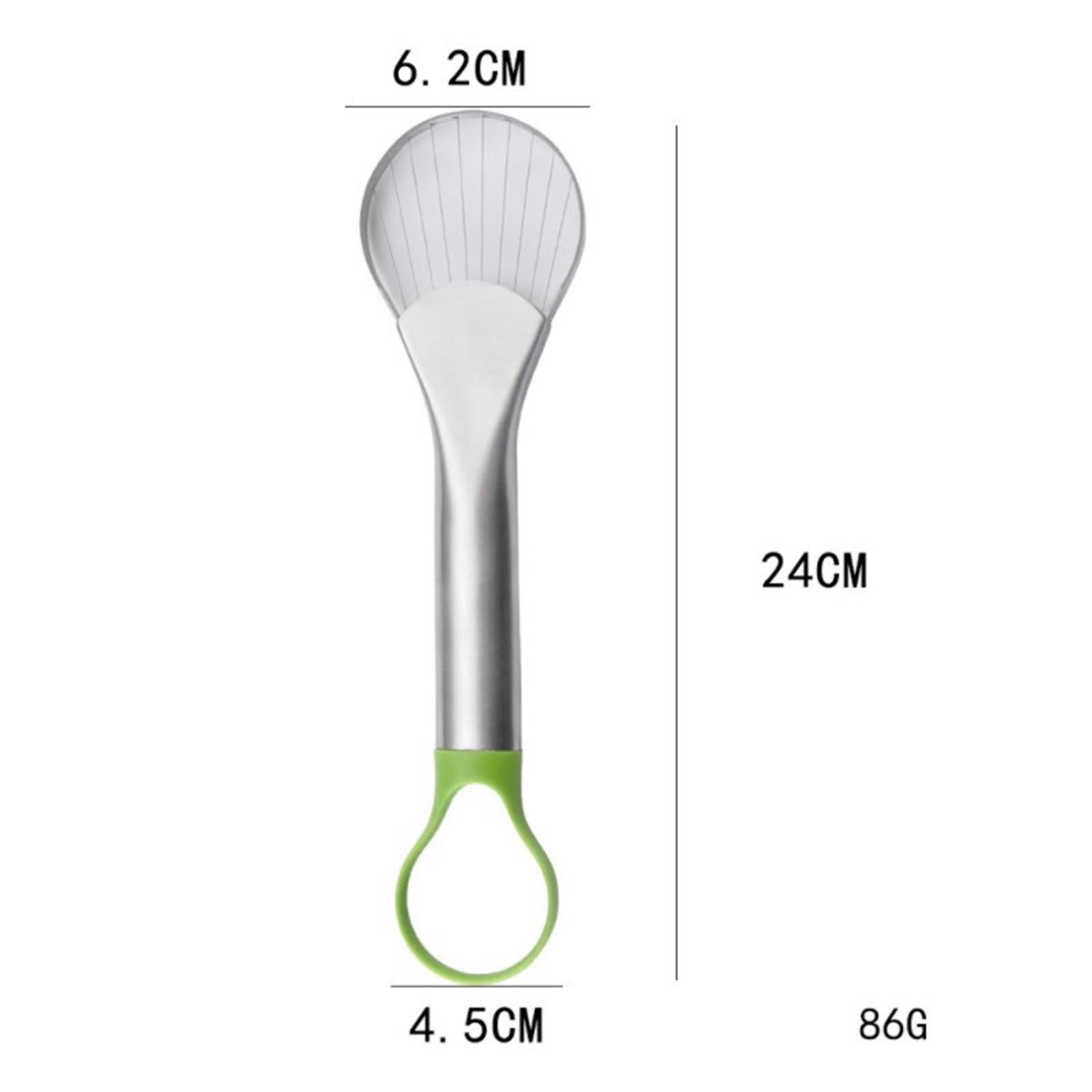 Avocado Slicer Pit Remover Thin Slices with Grip Handle Stainless Steel