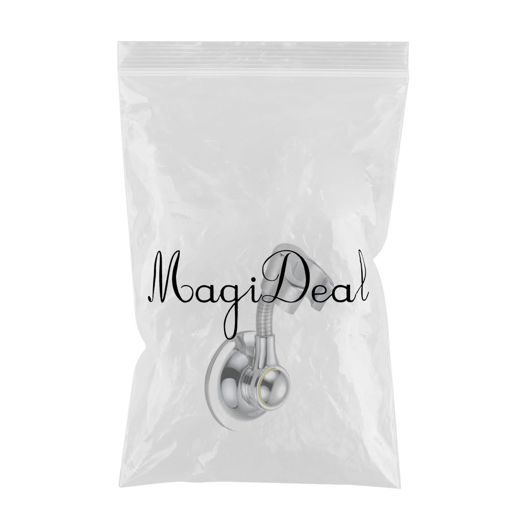 Bathroom Adjustable Shower Head Holder Bracket Suction Cup Wall Mounted