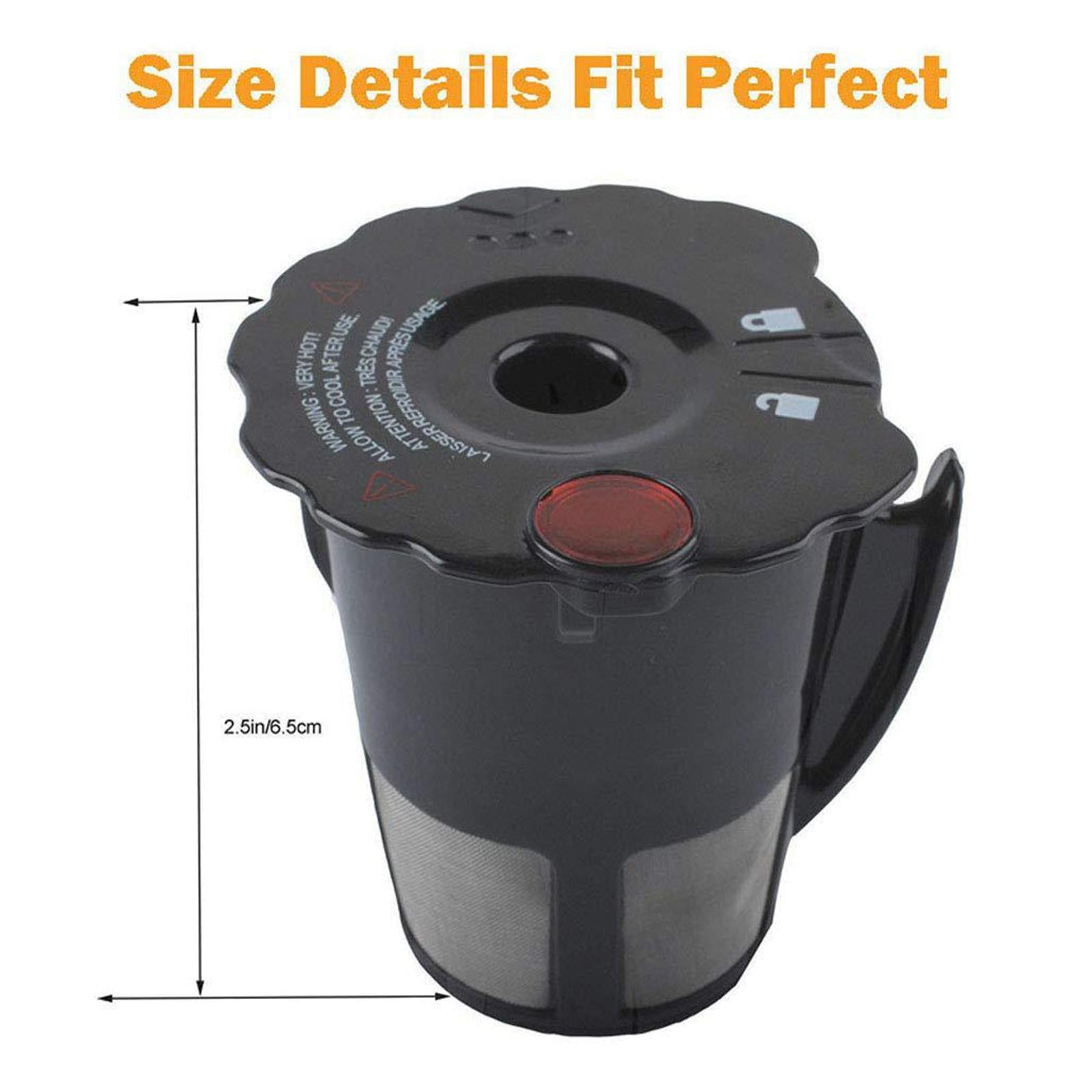 Reusable K Cups For Keurig 2.0 Brewers Refillable Single Cup Mesh Filter
