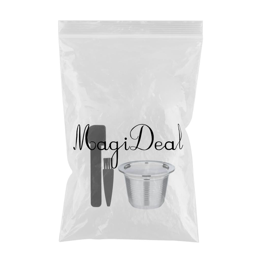 Coffee Capsule Stainless Steel Reusable for Le Cube  no coffee Tamper