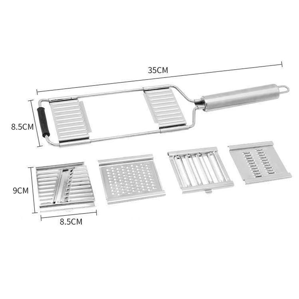 4 Blades Home Vegetable Slicer Food Slicer Shredder for Fruits Salad Garlic