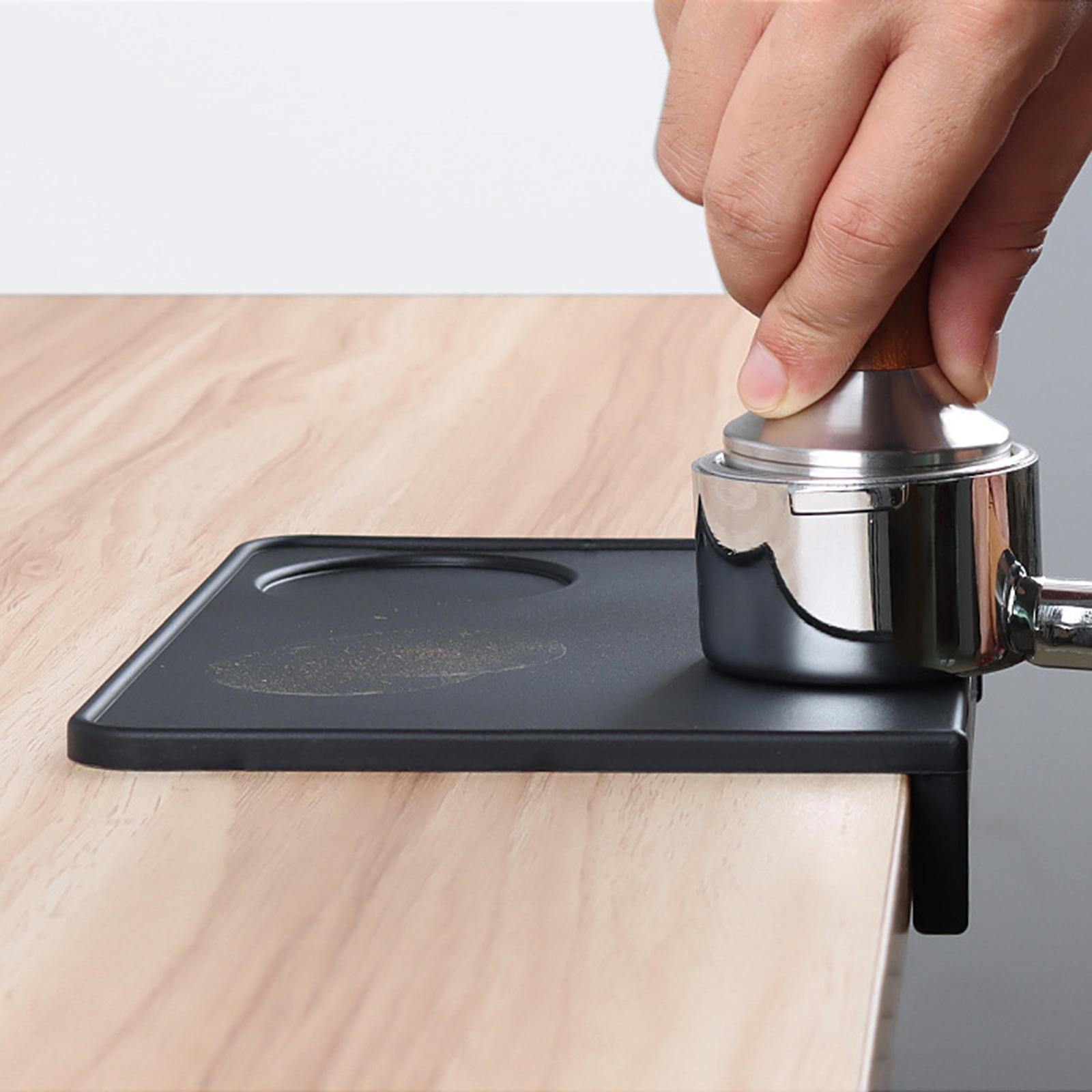Soft Silicone Coffee Tamper Mat Corner Edge Tamping Powder Pad Home Kitchen