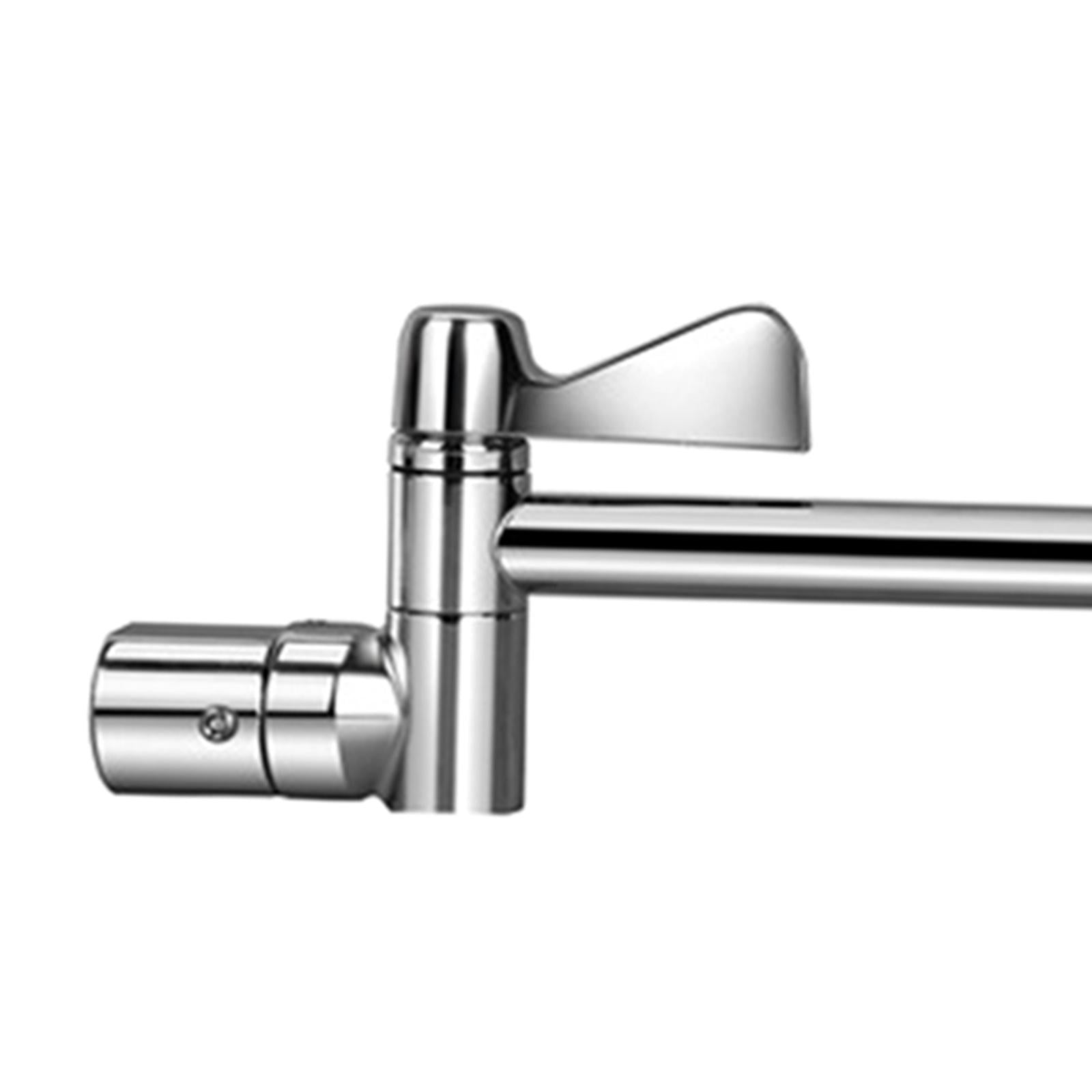 Adjustable Shower Arm Bracket with Tooth Extension Rod Bathroom Accessories