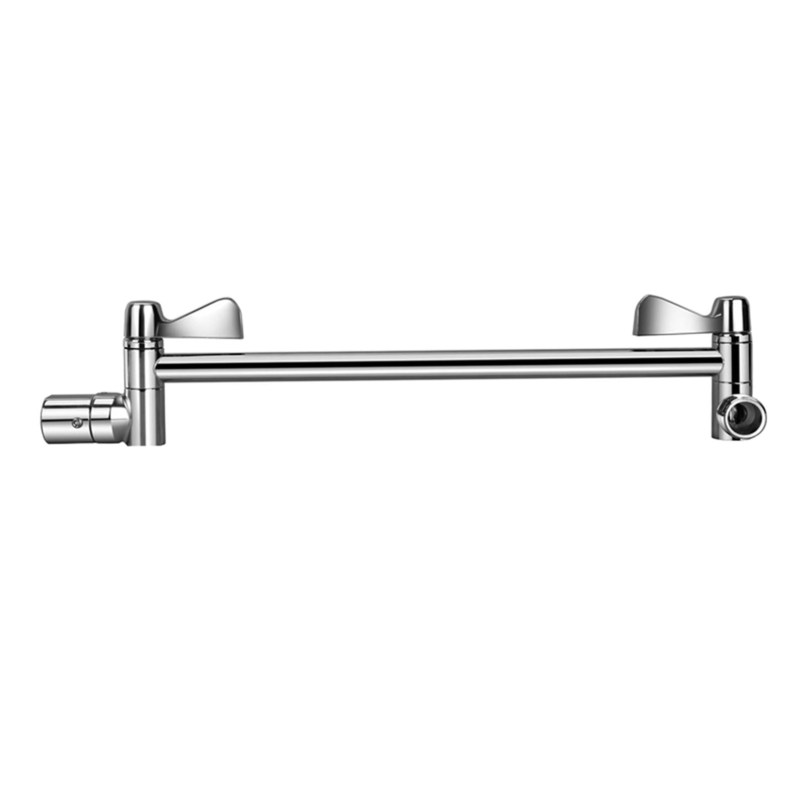 Adjustable Shower Arm Bracket with Tooth Extension Rod Bathroom Accessories