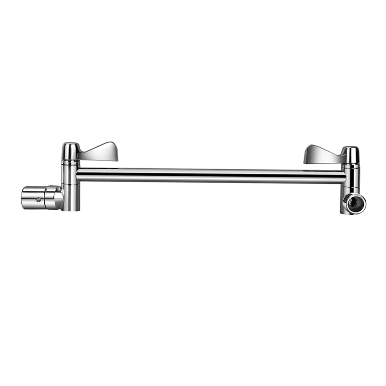 Adjustable Shower Arm Bracket with Tooth Extension Rod Bathroom Accessories