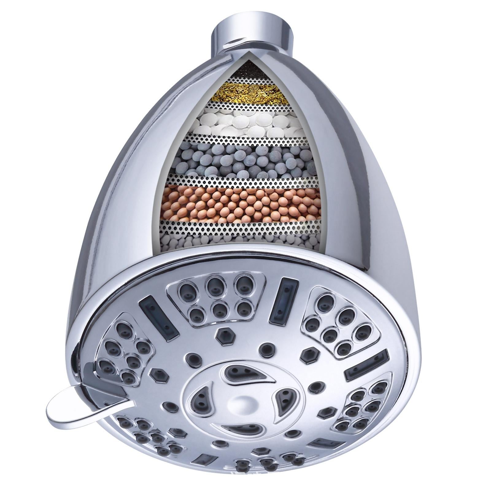 Filtered Shower Head High Output Showerhead Water Filtration Showerheads