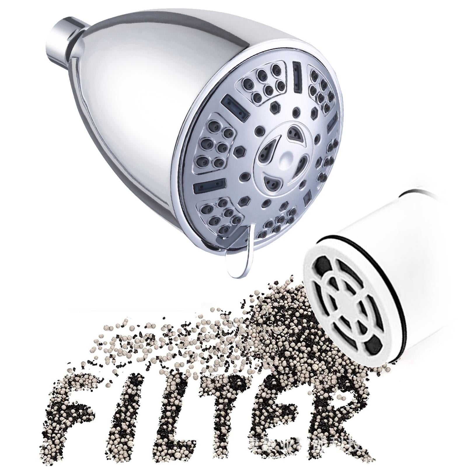Filtered Shower Head High Output Showerhead Water Filtration Showerheads