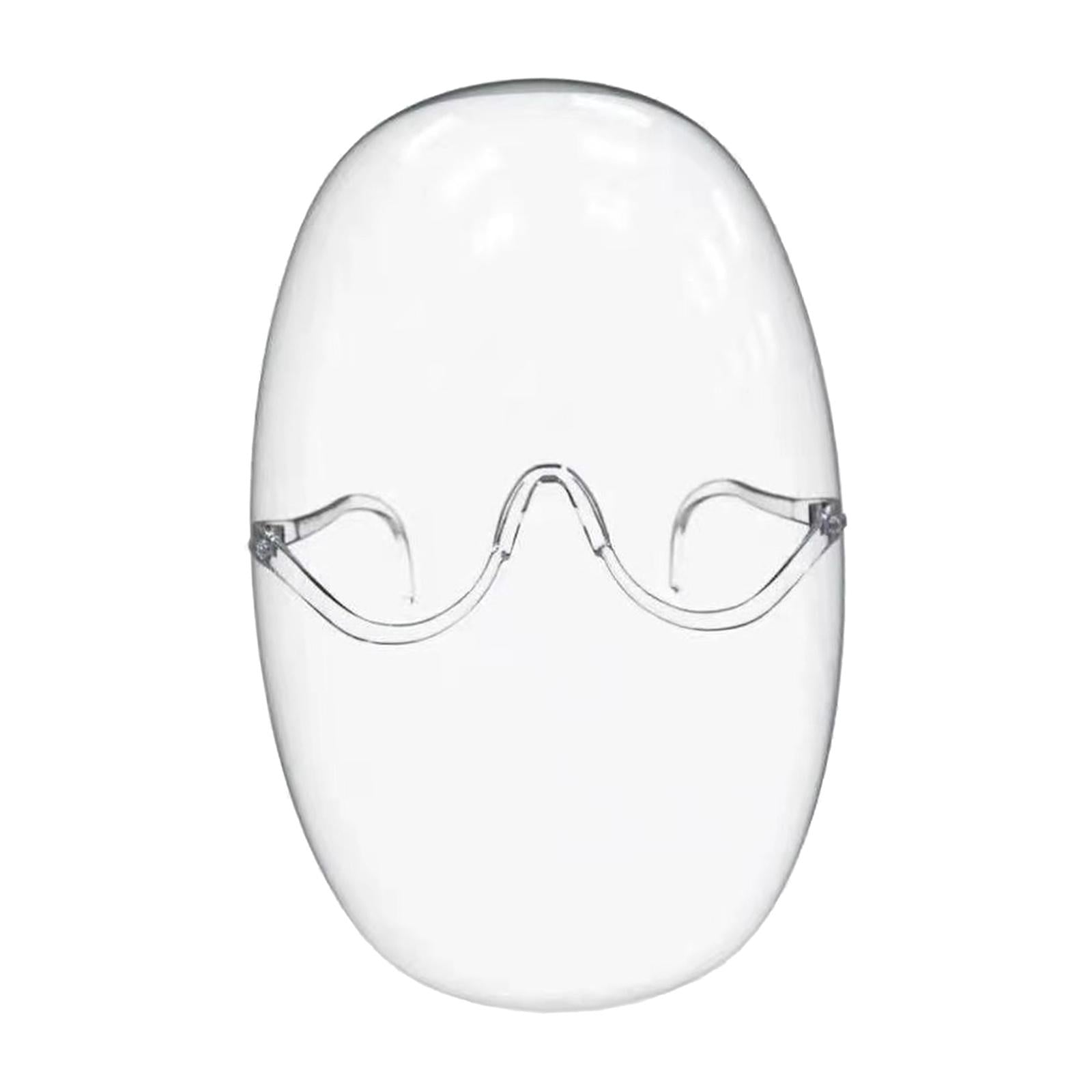 Faceshield Sunglasses for Unisex Men and Women Clear Eyewear Easy Clean