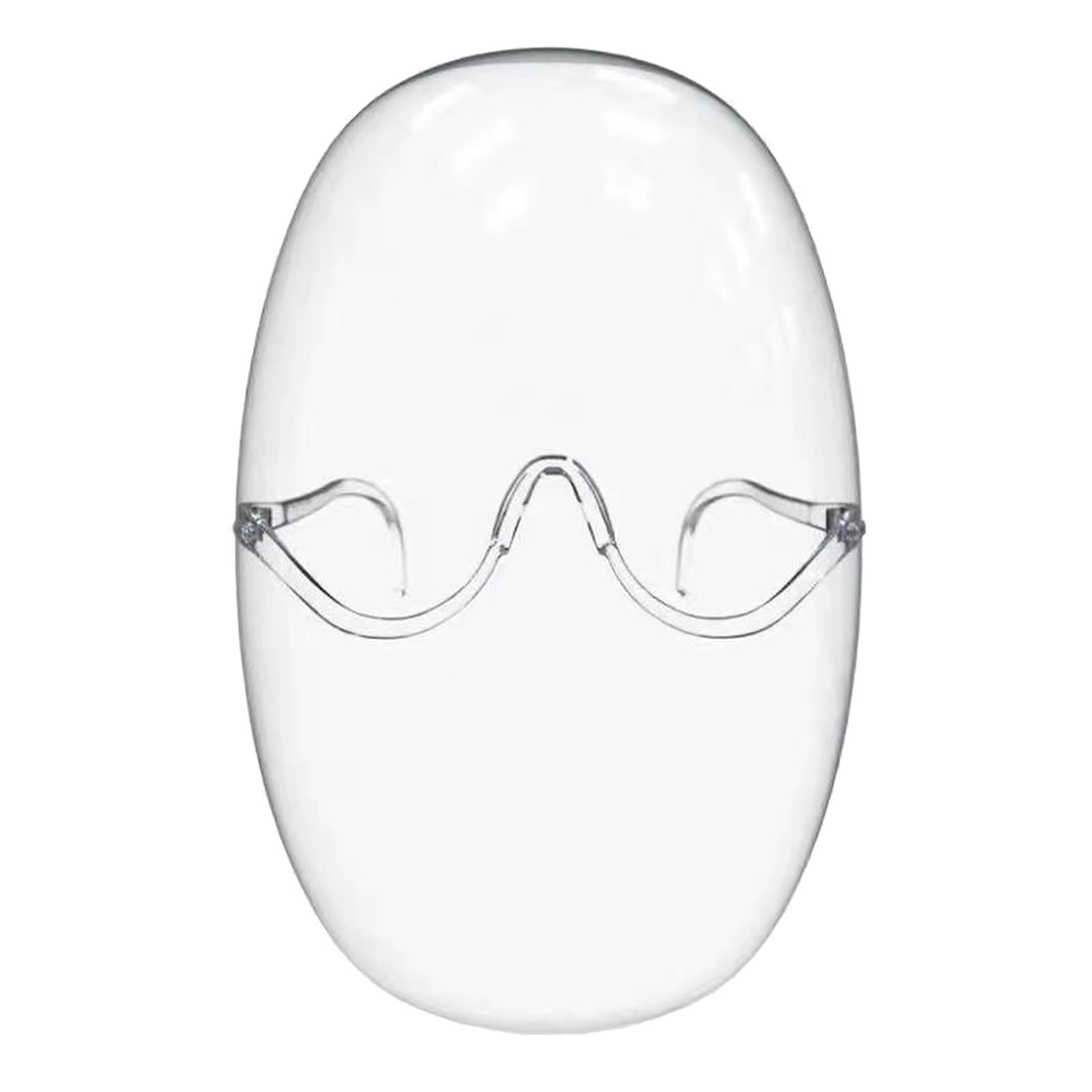 Faceshield Sunglasses for Unisex Men and Women Clear Eyewear Easy Clean