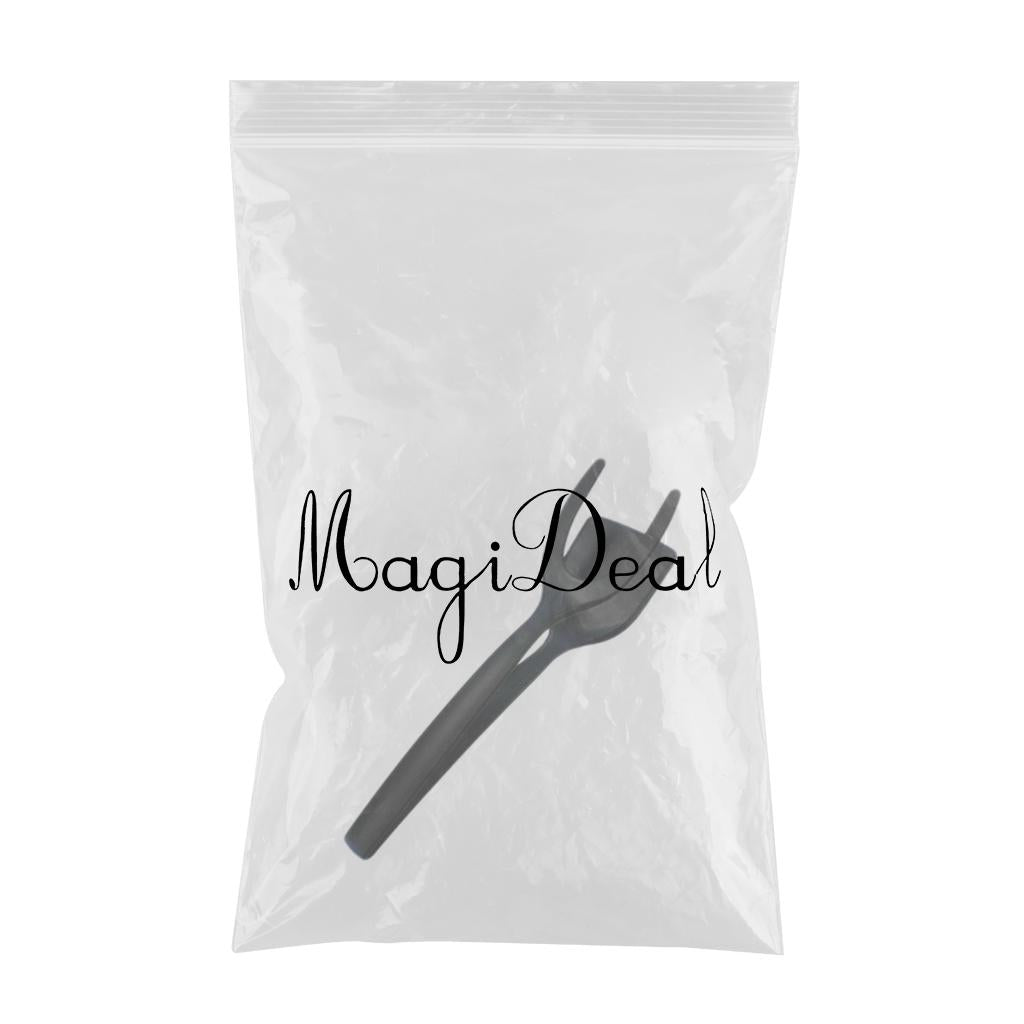 2 in 1 Egg Spatula Tongs Bread Clamp Omelette Fried Egg Tuner Tong Tool Black