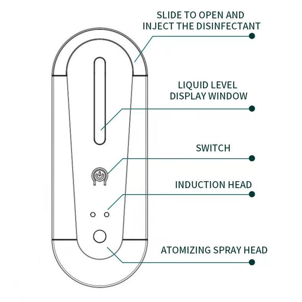 Automatic Induction Sprayer Wall Mounting Perfume Sprayer Office Mall Hotel