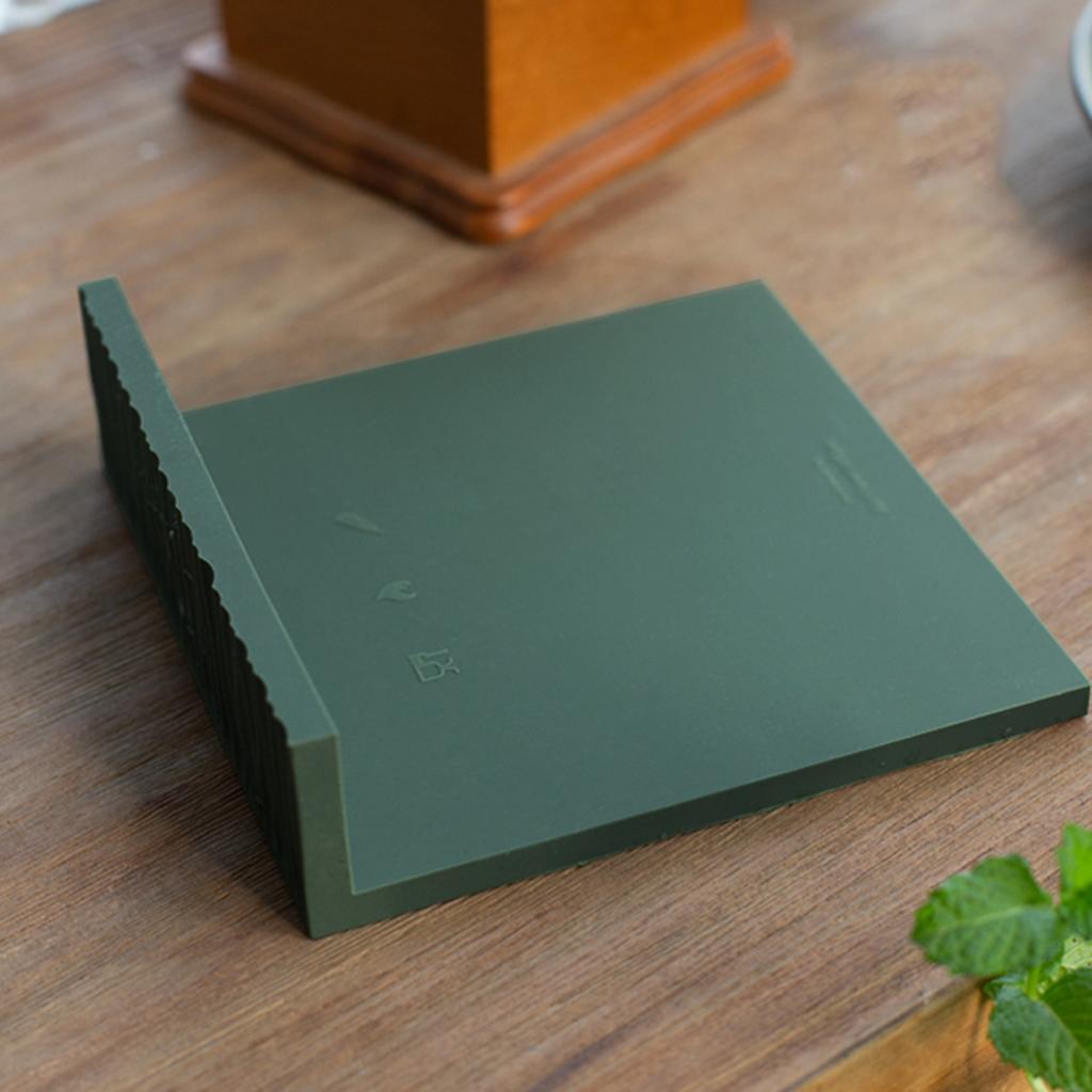 Silicone Coffee Mat Espresso Latte Art Tamper Tamping Rest Mat Holder Green