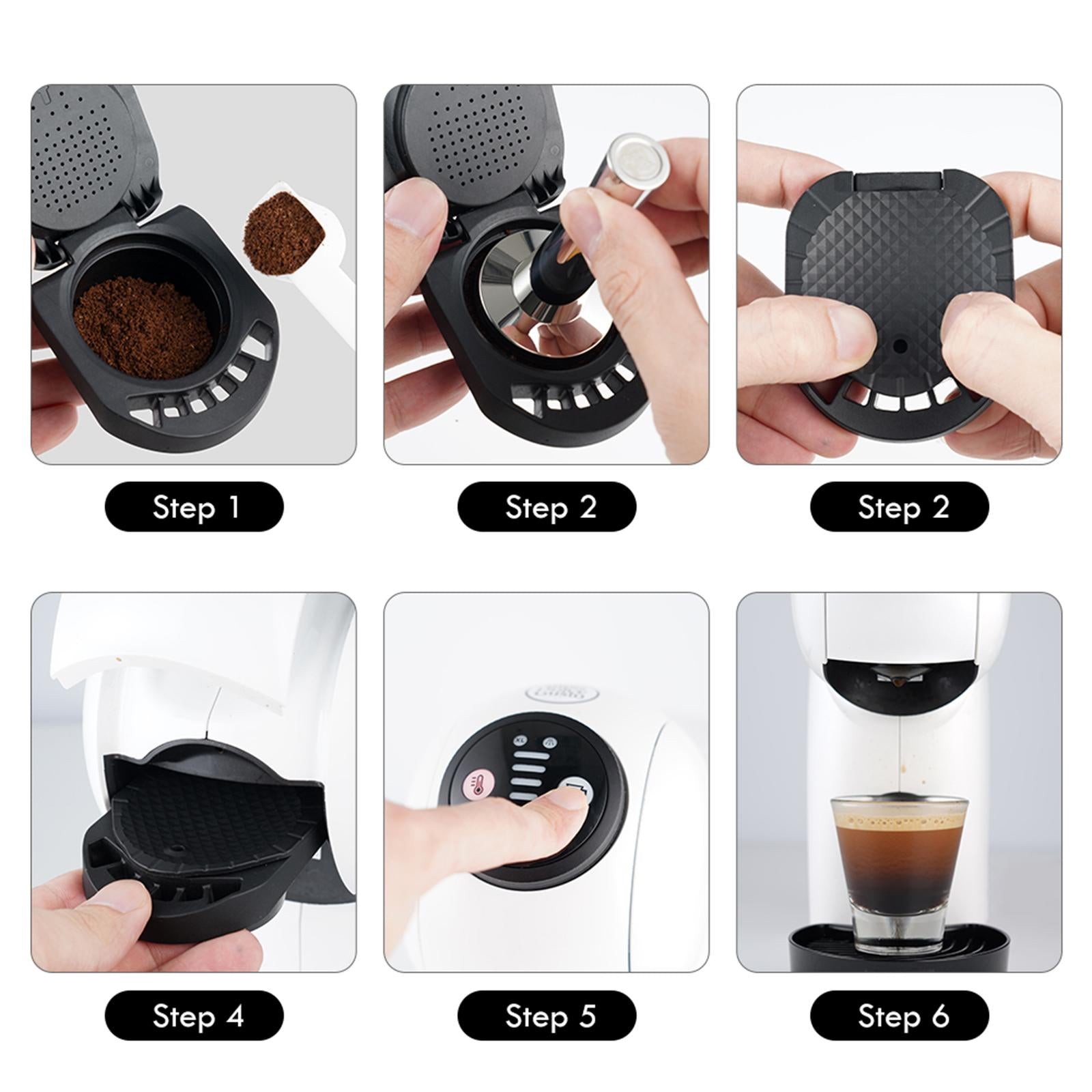 Coffee Capsule Converter Adapters For Piccolo XS Machine Adapter+Tamper