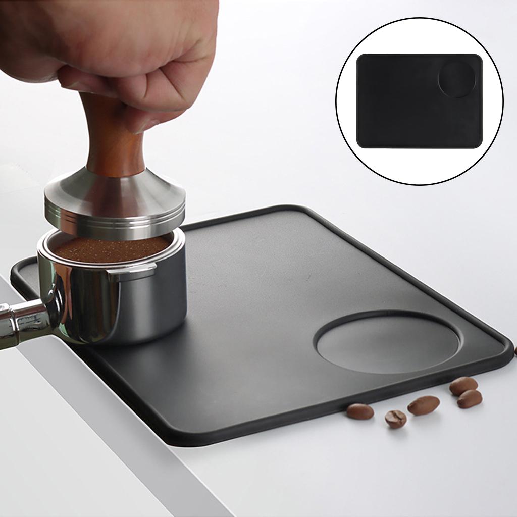 Food Grade Silicone Coffee Tamper Mat Non-slip Coffee Grind Pad for Barista