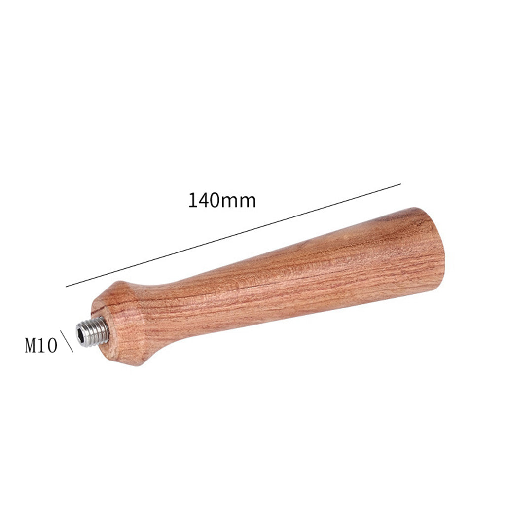 Portafilter Solid Wooden Handle For Coffee Machines Tool 140mm Wood
