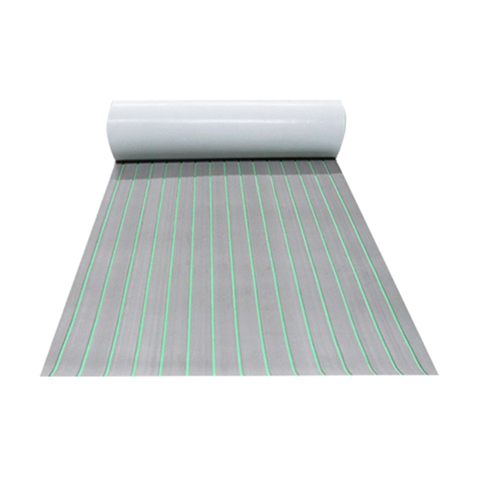EVA Yacht Decking Mat Bevel Edge Flooring Border Sheet Striped Deck Accs 240x60x0.6cm