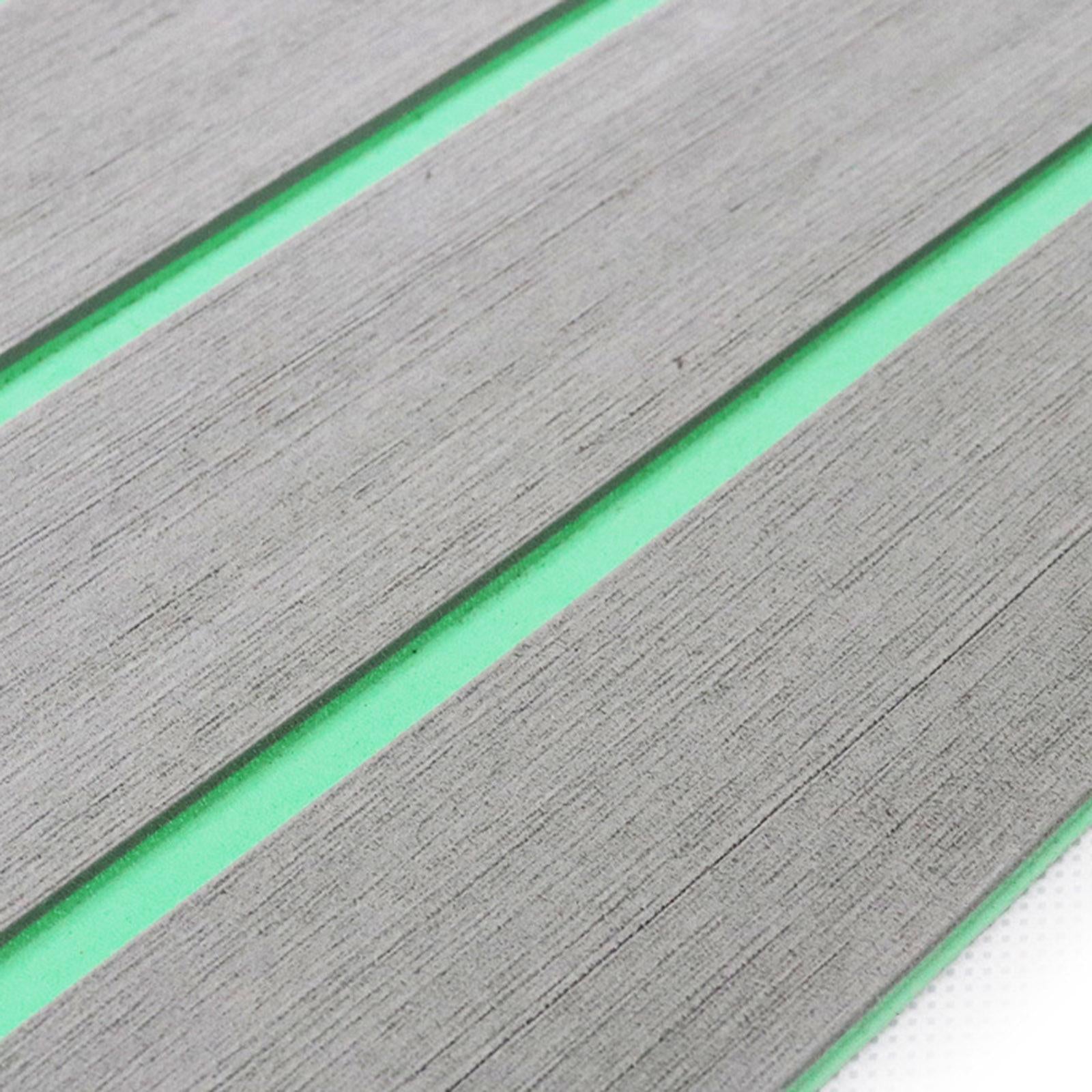 EVA Yacht Decking Mat Bevel Edge Flooring Border Sheet Striped Deck Accs 240x45x0.6cm
