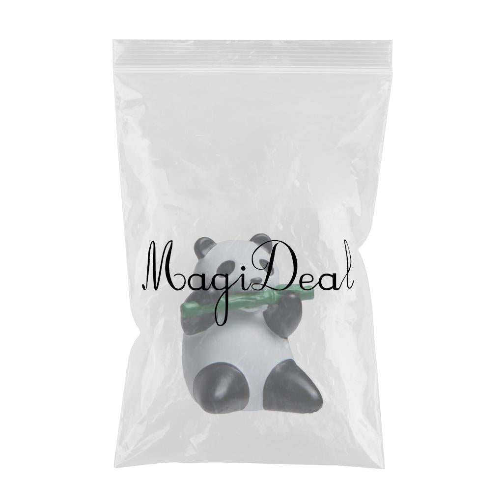 3D Panda Refrigerator Magnets Fridge Sticker Home Whiteboard Cabinets Decor sitting eat bamboo