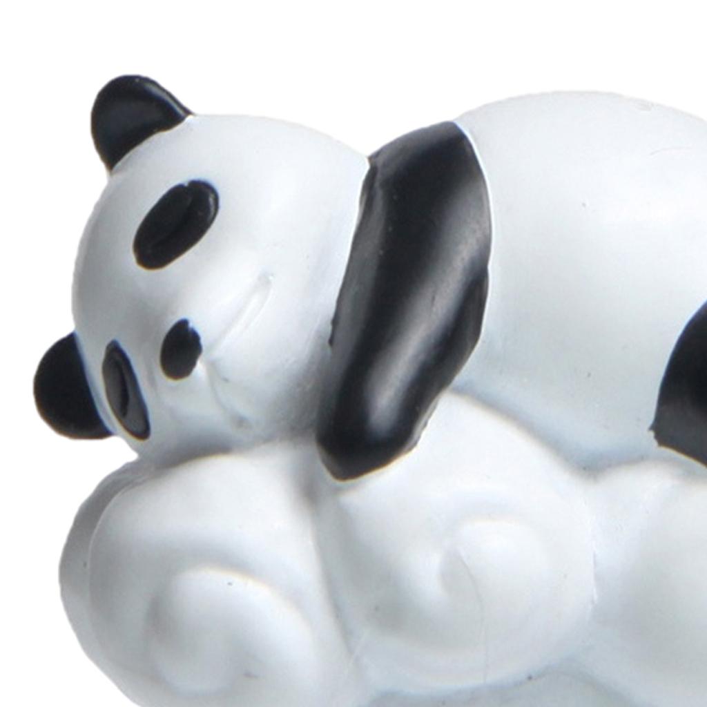 3D Panda Refrigerator Magnets Fridge Sticker Home Whiteboard Cabinets Decor lie clouds