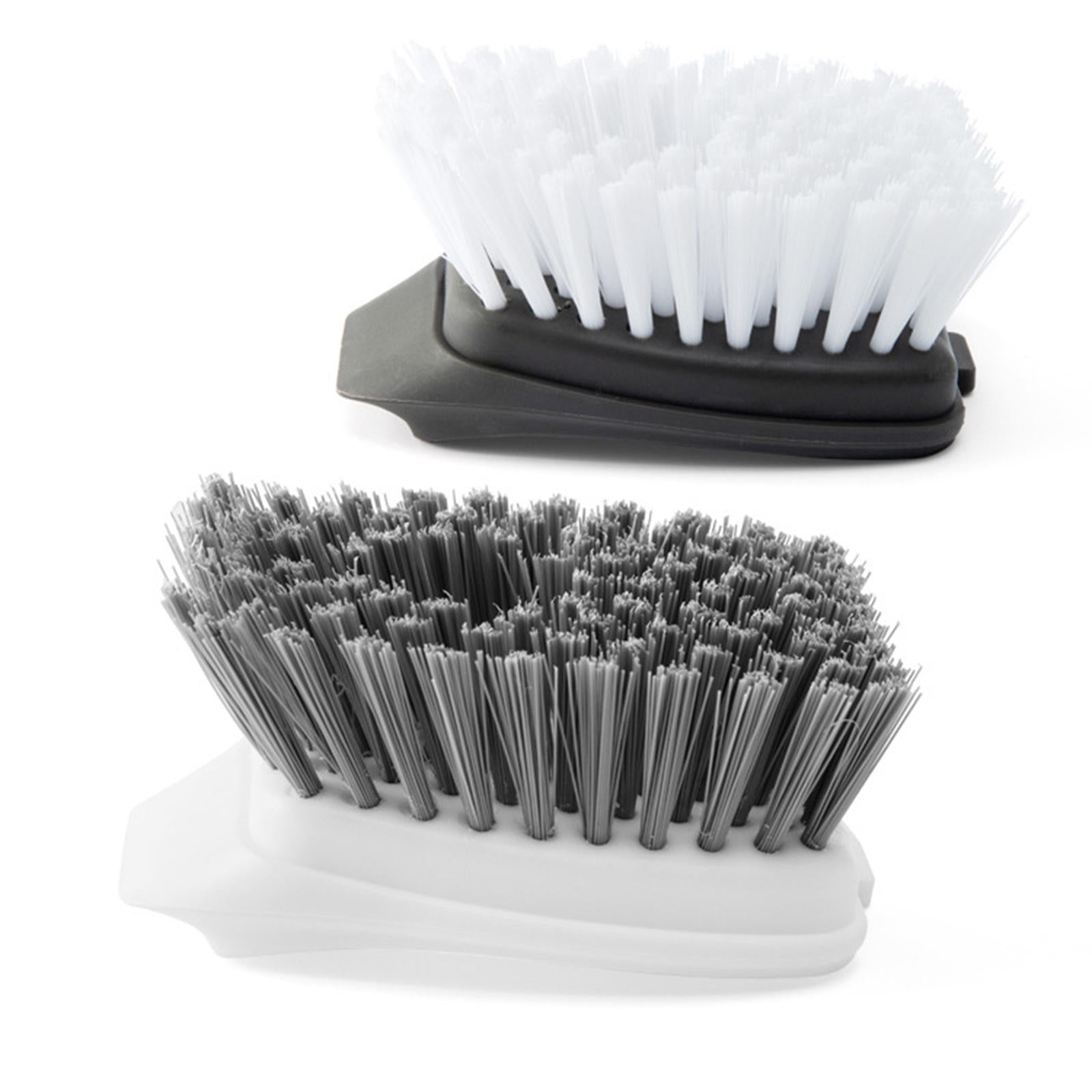 Refillable Soap Dispensing Dish Brush for Pot Pan Skillet Cleaning Green