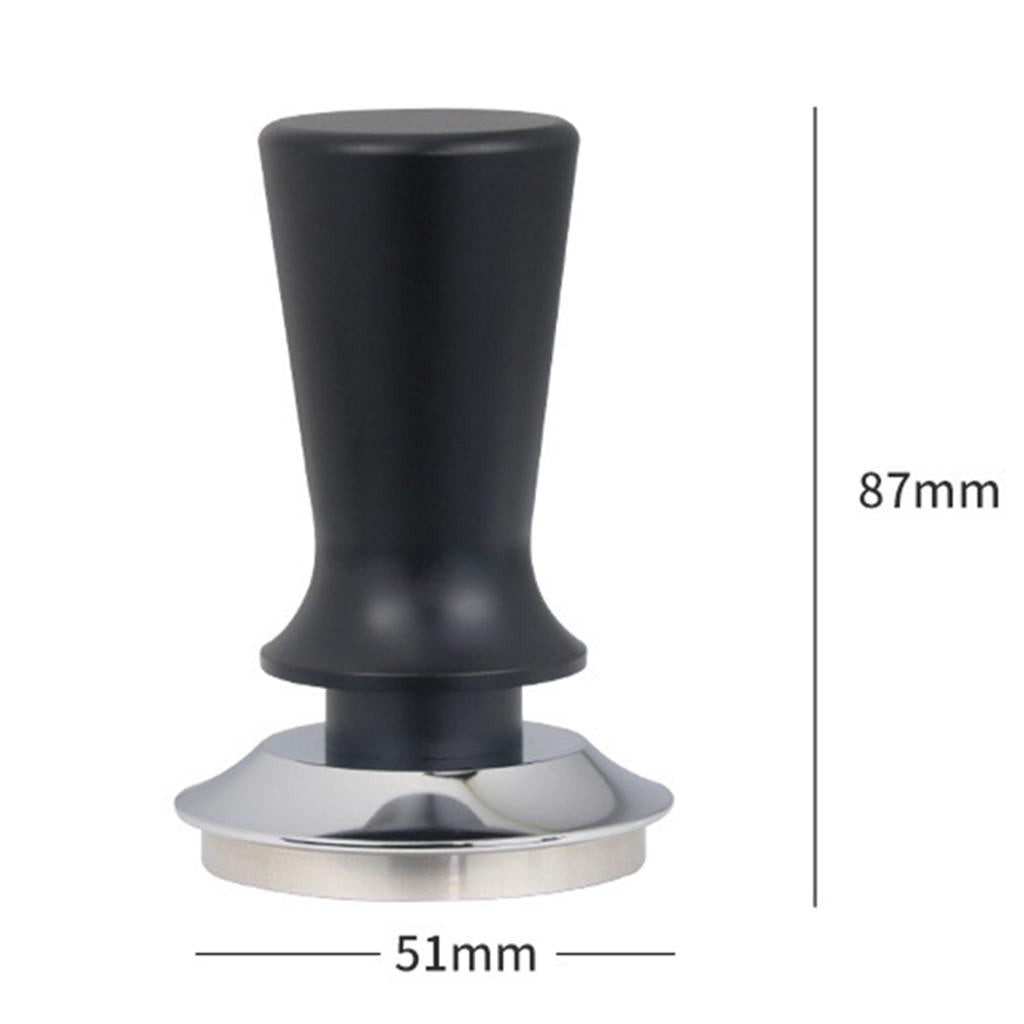 Coffee Powder Distributor Leveler Tool Tamper Press Hammer Black 51mm